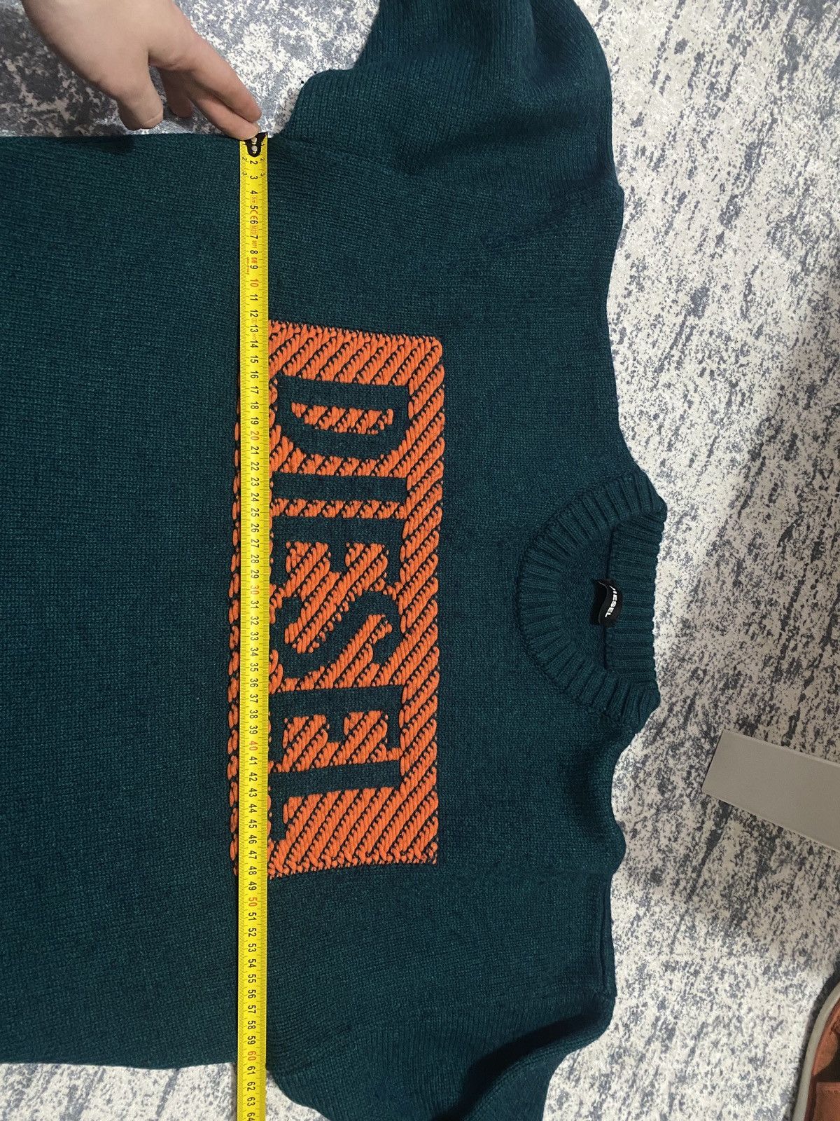 Diesel Diesel drip big logo knitwear Size US XL / EU 56 / 4 - 8 Thumbnail