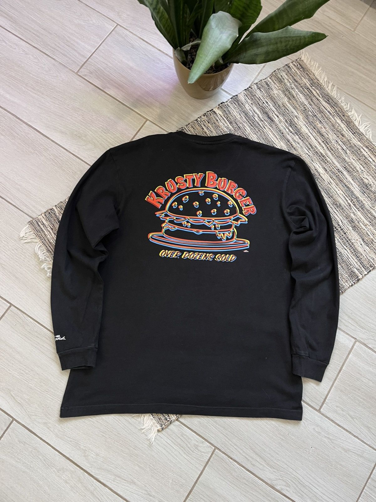 Adidas × The Simpsons Adidas The Simpsons Krusty Burger Long Sleeve Tee sk8 Size US M / EU 48-50 / 2 - 8 Thumbnail