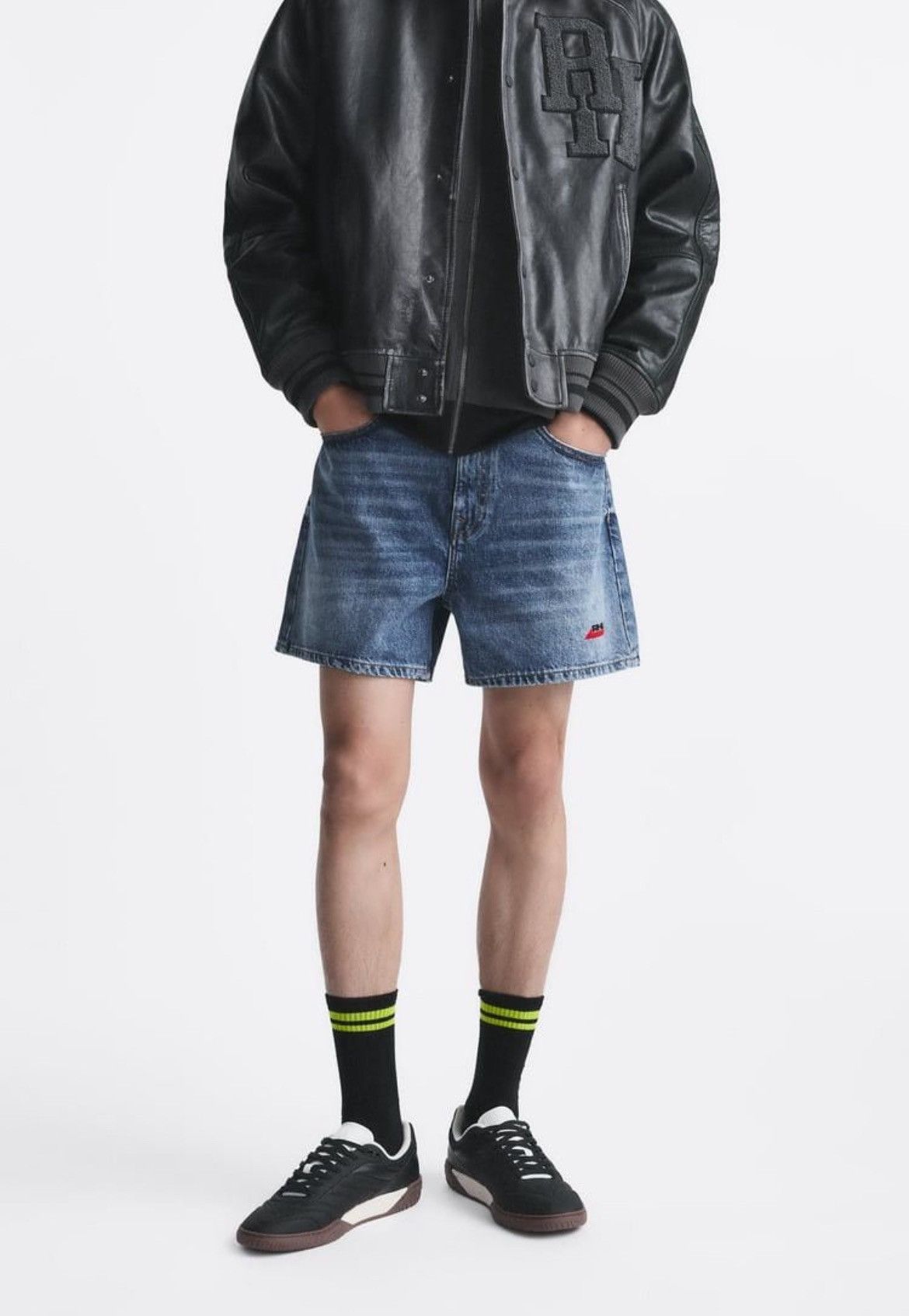 Rhude × Zara RHUDE x Zara Rhuigi Denim Shorts NEW men’s Size US 32 / EU 48 - 3 Thumbnail