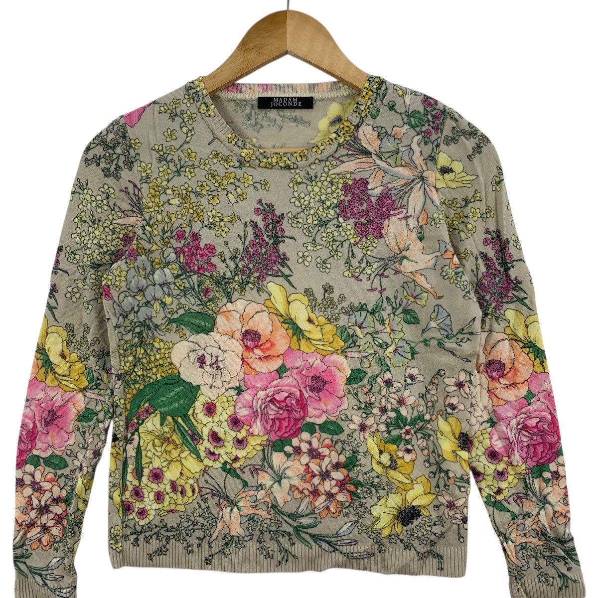 Other MADAM JOCONDE JAPAN Floral Flower Over Print Tee Shirt Top Size XS / US 0-2 / IT 36-38 - 4 Thumbnail