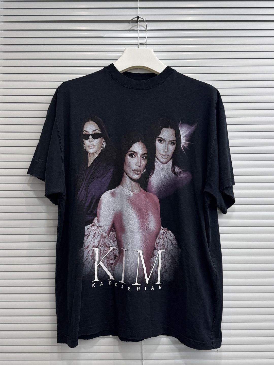 Balenciaga Balenciaga 'Kim K' Black Tee | Grailed