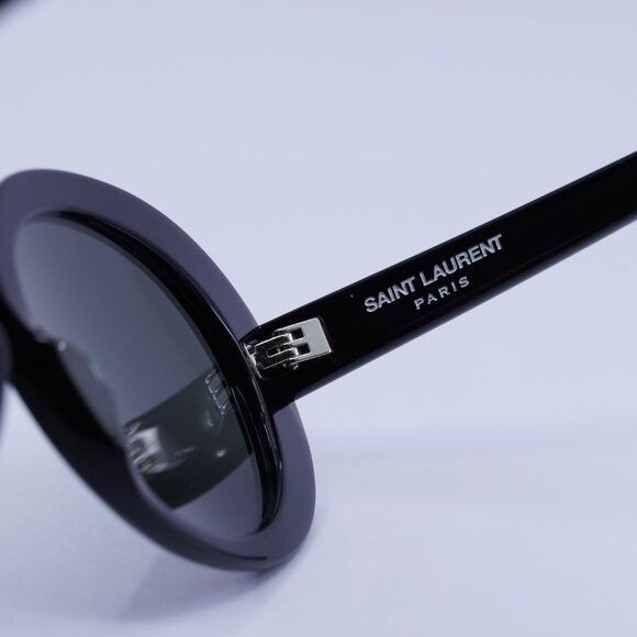 Saint Laurent Paris New Saint Laurent SL98 CALIFORNIA 002 Sunglasses - Black Size ONE SIZE - 8 Thumbnail