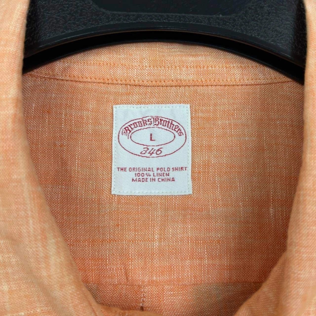 Brooks Brothers Brooks Brothers Button Down Shirt Men Linen Collared L Size US L / EU 52-54 / 3 - 5 Thumbnail