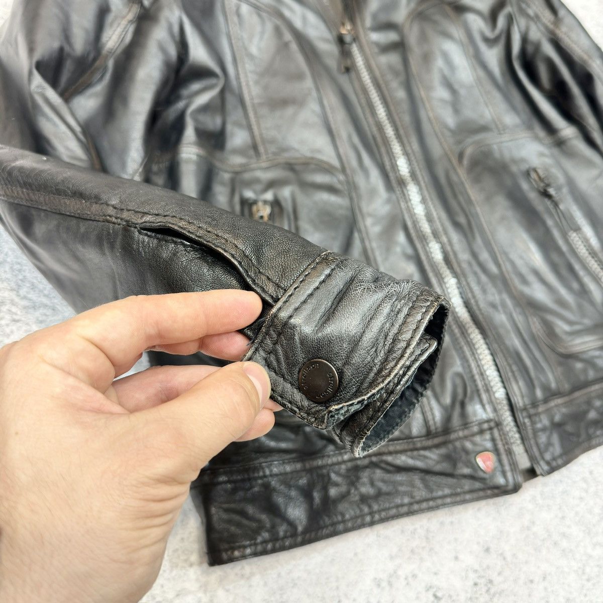 Designer × Strellson Strellson Leather Jacket L size 52 Size US L / EU 52-54 / 3 - 5 Thumbnail