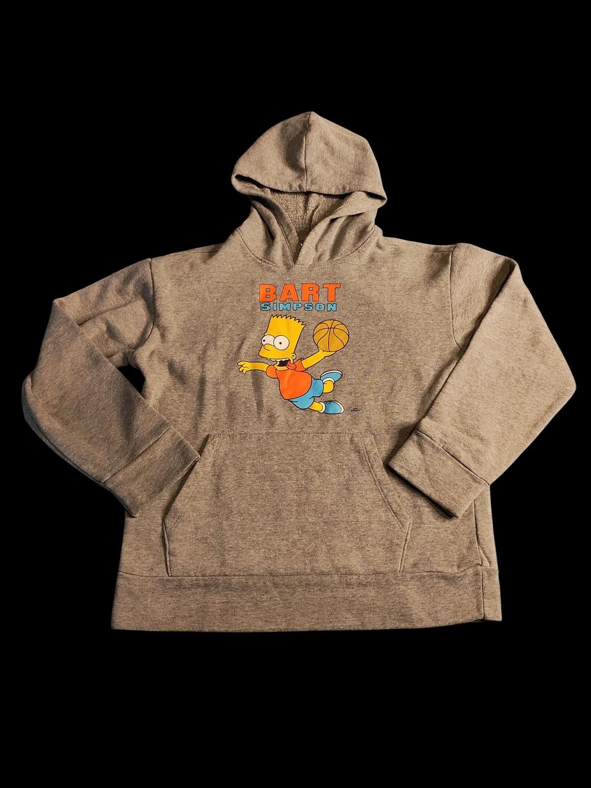Old Navy Old Navy Boys' Gray Bart Simpson Hoodie Sweatshirt Size US XL / EU 56 / 4 - 3 Thumbnail
