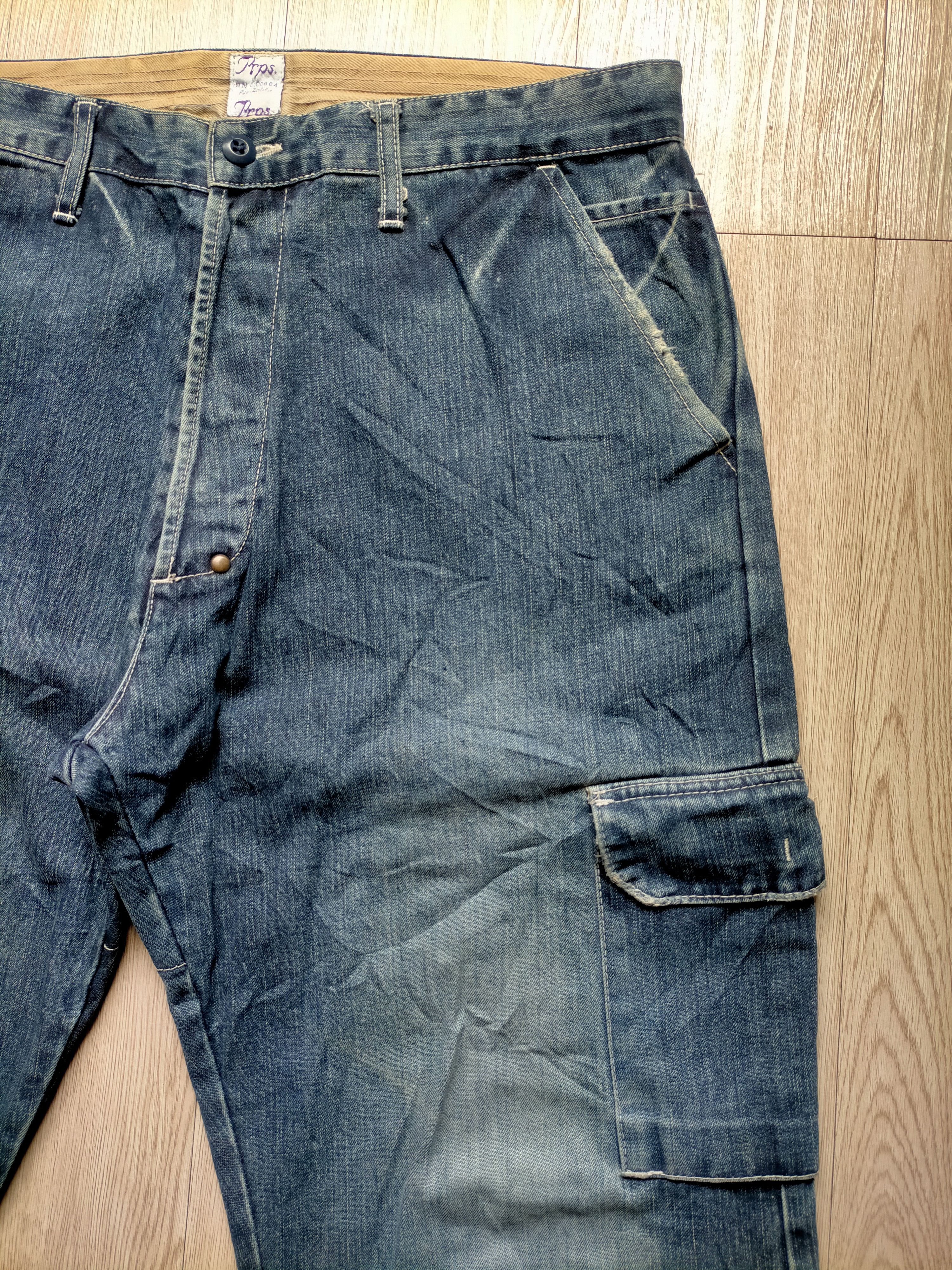 Prps Prps Made in japan Cargo Denim Pants Size US 36 / EU 52 - 3 Thumbnail