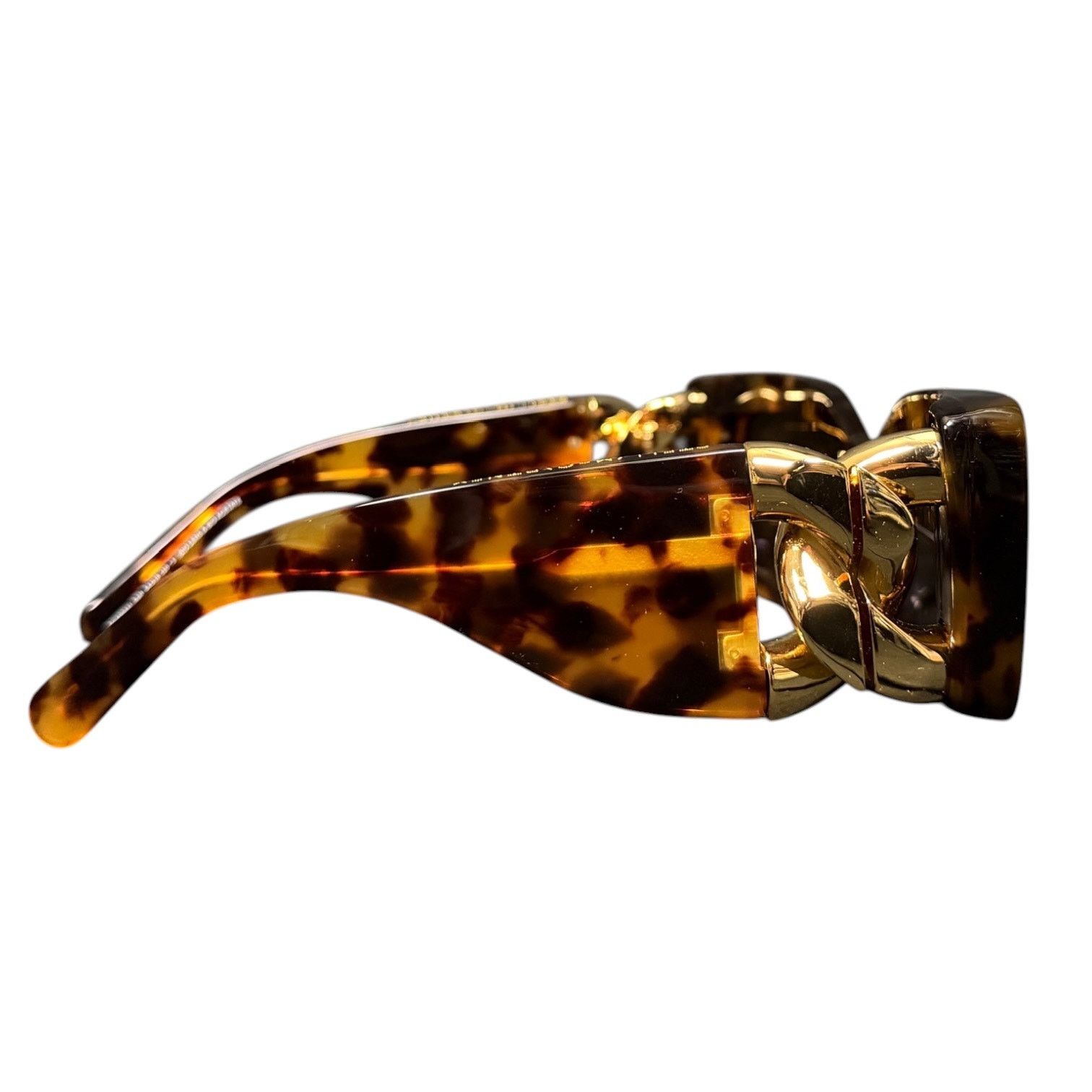 Stella McCartney Stella McCartney Tortoise Shell Gold Chain 54mm Sunglasses Size ONE SIZE - 5 Thumbnail