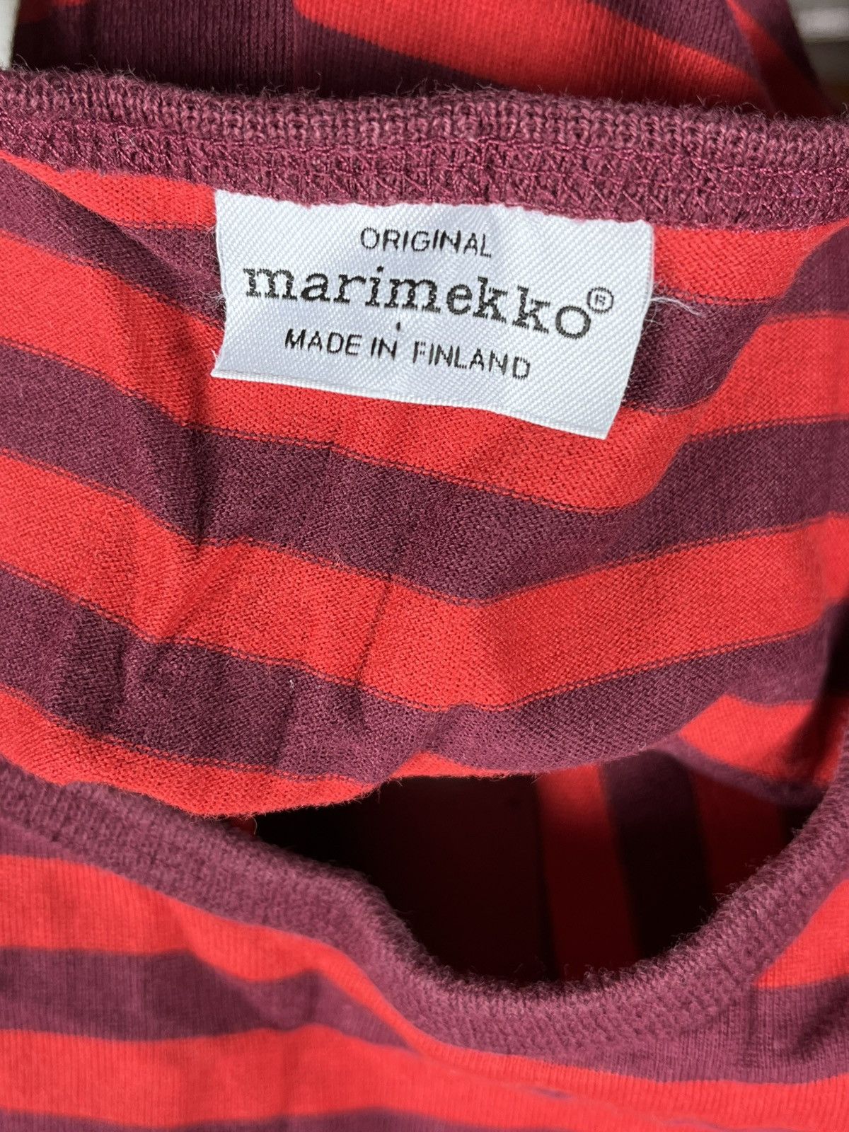 Marimekko Marimekko Striped Grunge Mini Dress Made In Finland Designer Size M / US 6-8 / IT 42-44 - 4 Thumbnail