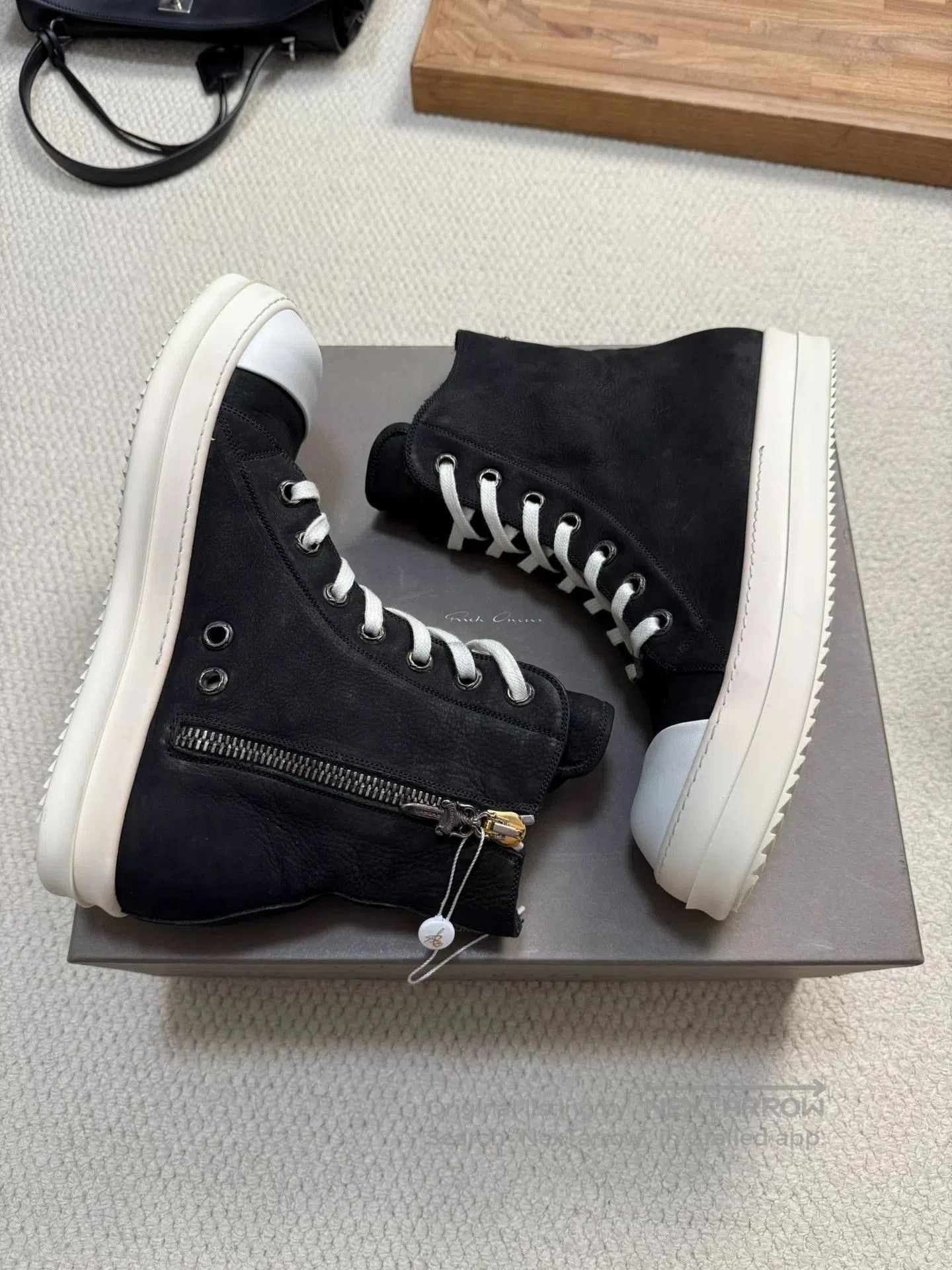 Rick Owens Chrome Hearts Rick Owens Distressed Sheepskin Converse. Size US 9 / EU 42 - 2 Thumbnail