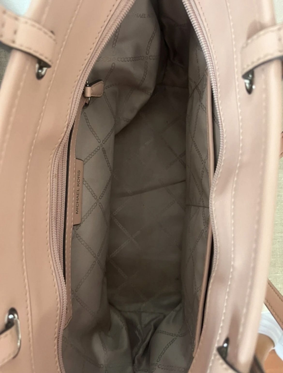 Michael Kors Michael Kors Pink Tote Bag Luxury Material Size ONE SIZE - 6 Thumbnail