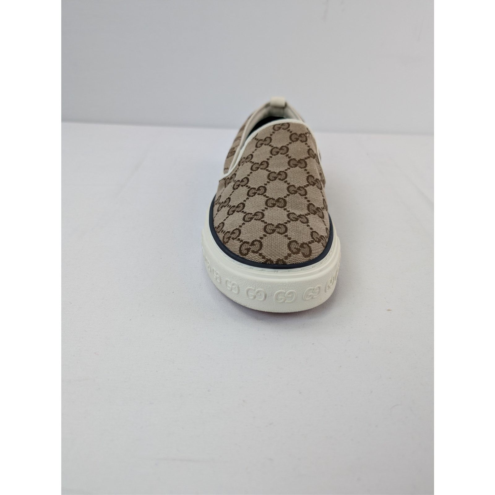 Gucci o1rshd1 Q:2 / Tennis 1977 Slip-On Sneakers in Beige Size US 12 / EU 45 - 13 Thumbnail