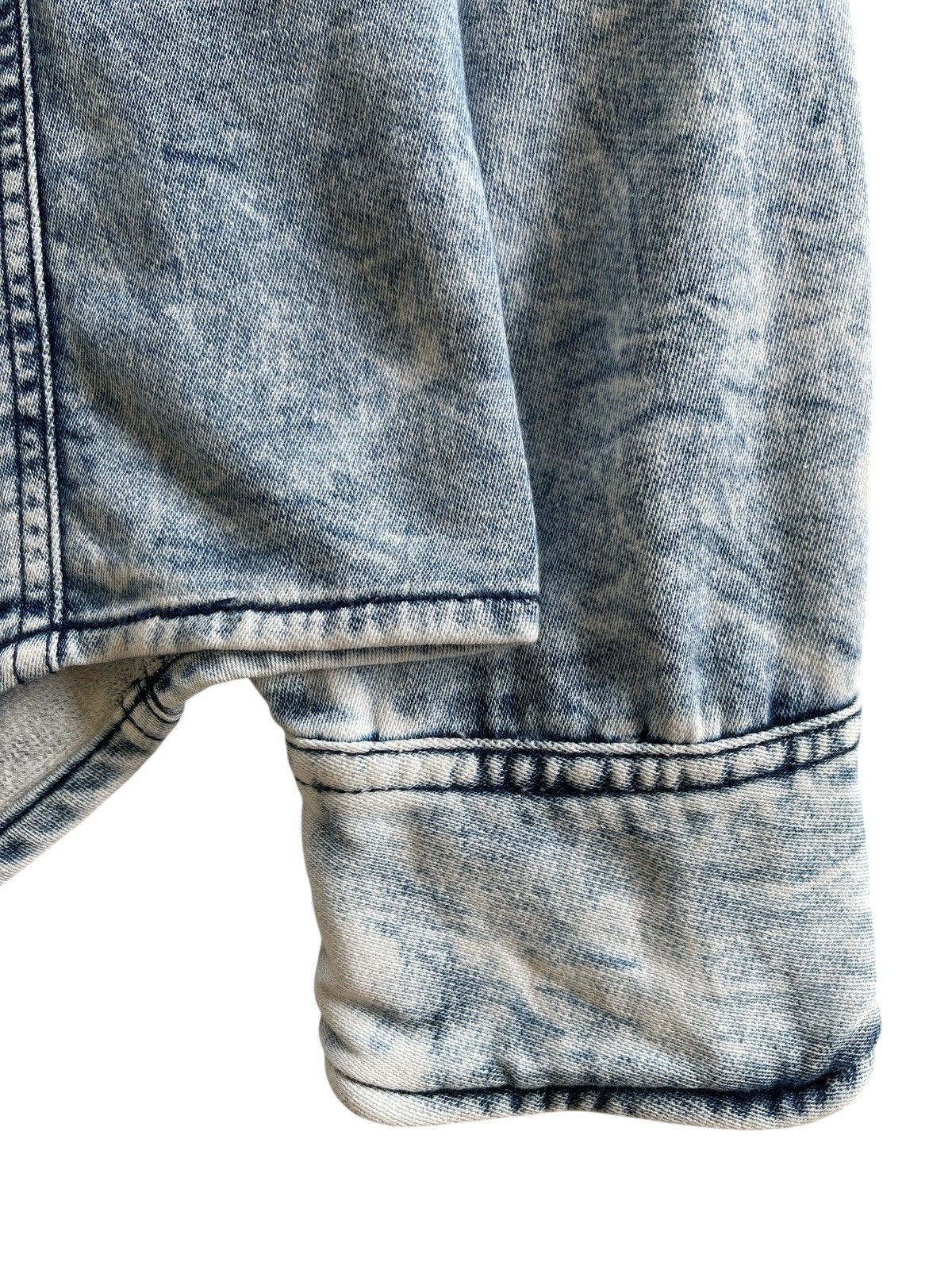 In The Attic Acid Washed Denim Western Shirt Size US S / EU 44-46 / 1 - 6 Thumbnail