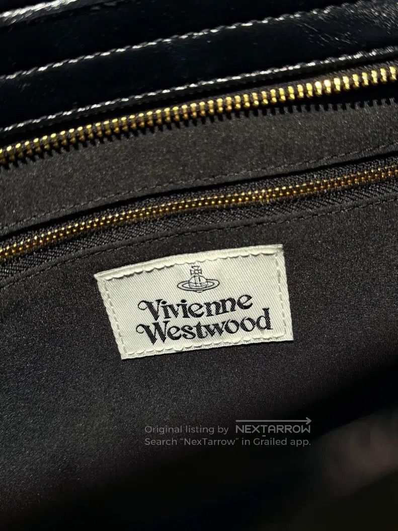 Vivienne Westwood Vivienne Westwood size os Black leather tote bag Size ONE SIZE - 6 Thumbnail