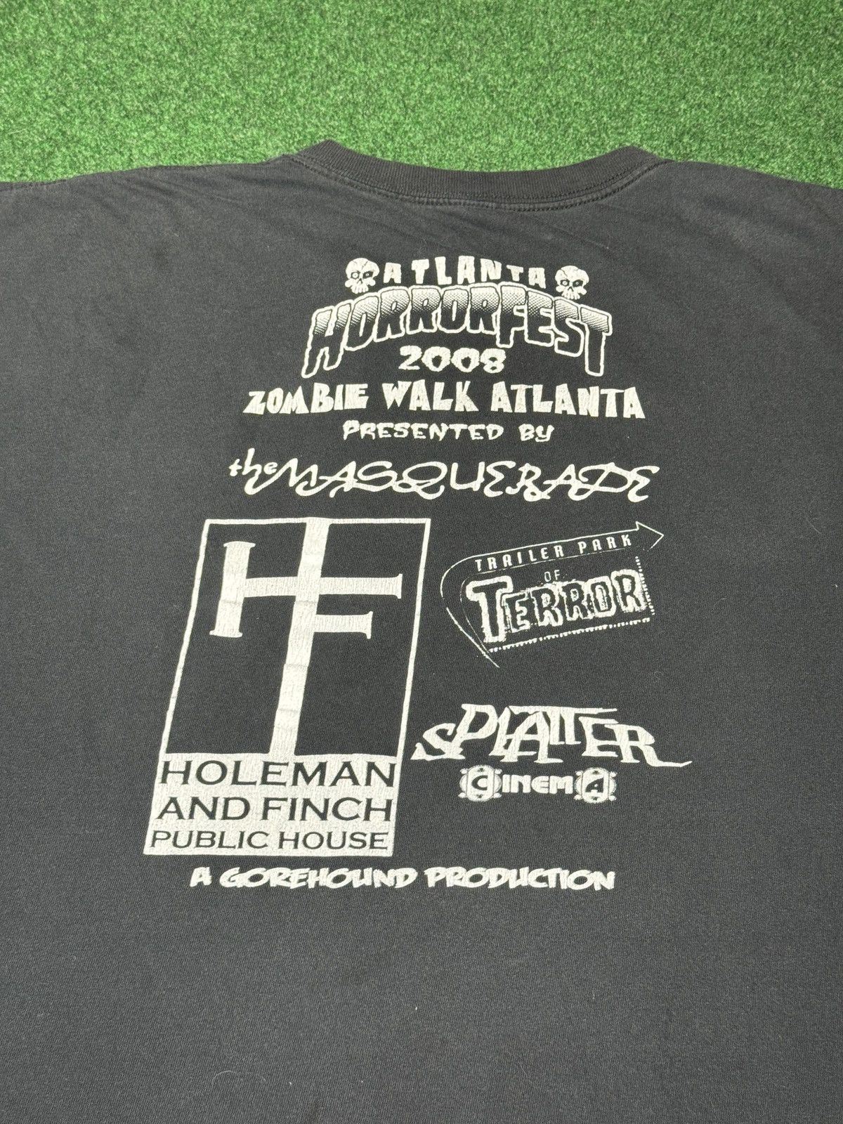 Vintage Y2K Atlanta Horror Fest Zombie Living Dead Girl T Shirt Size US XL / EU 56 / 4 - 4 Thumbnail