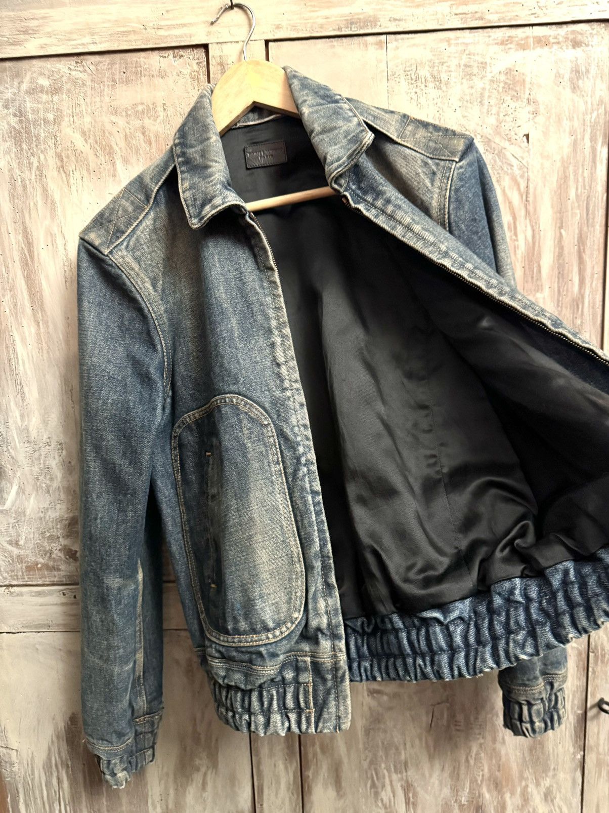 Yves Saint Laurent Saint Laurent heavy denim bomber 2020 XS men Size US XS / EU 42 / 0 - 11 Thumbnail