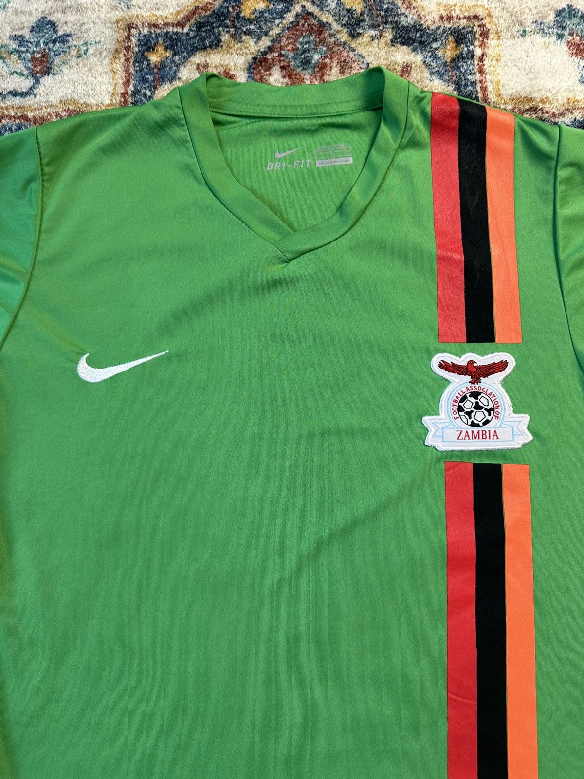 Nike Nike Africa World Cup Zambia Soccer Jersey Large Size US L / EU 52-54 / 3 - 6 Thumbnail