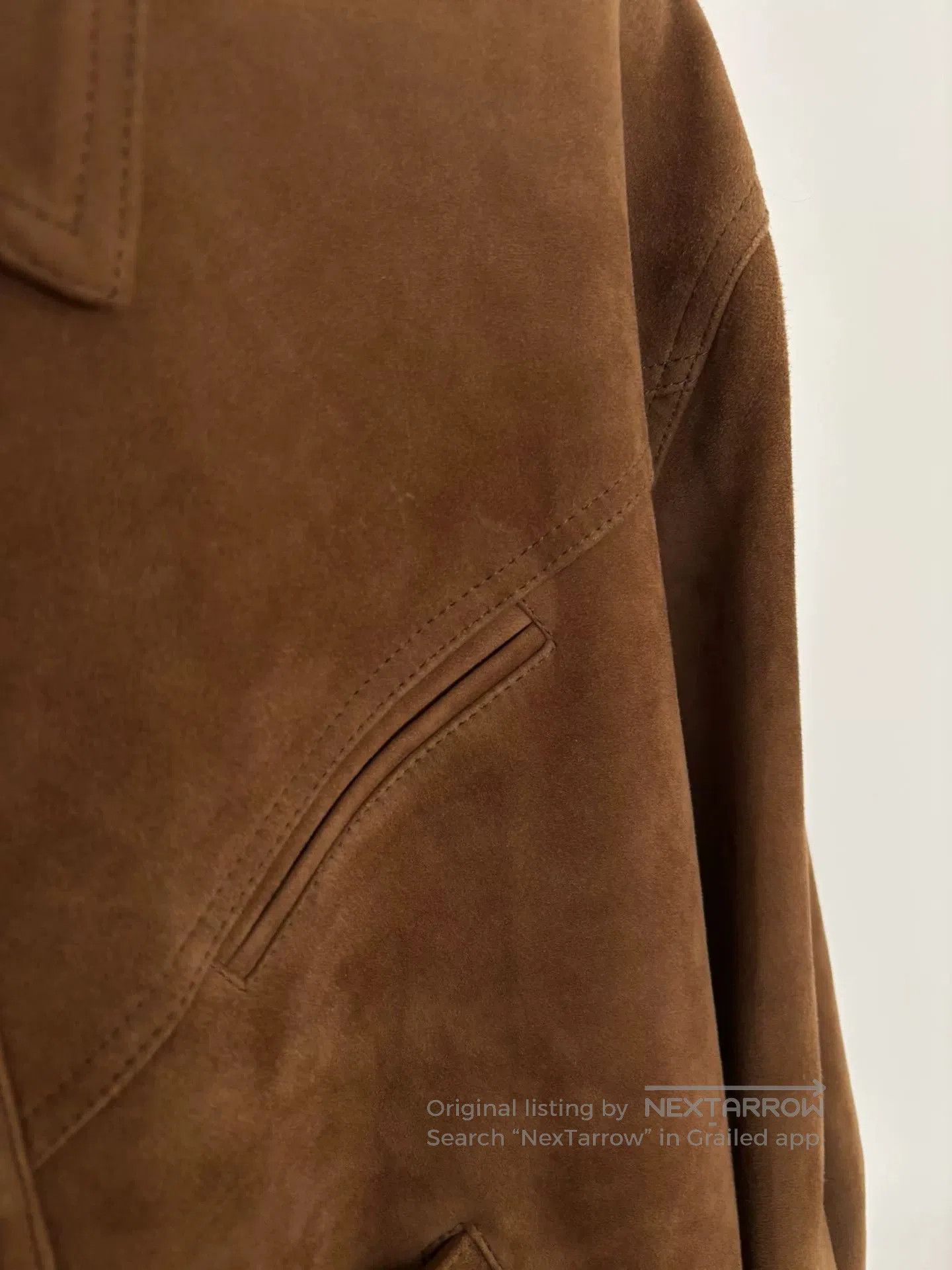 Other Brown Soft Sheepskin Suede Jacket. Size US S / EU 44-46 / 1 - 5 Thumbnail