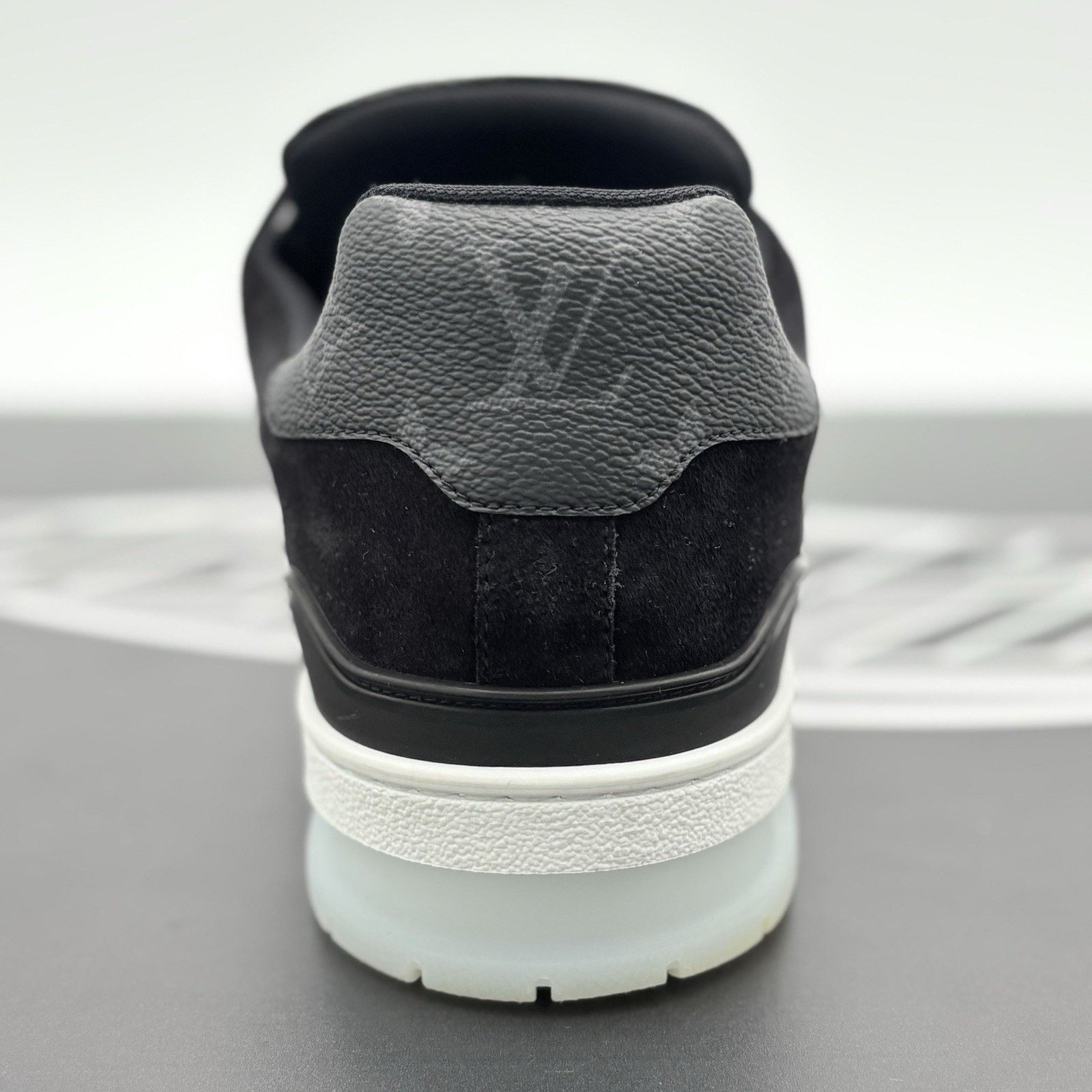 Louis Vuitton (10-10.5 US) - Louis Vuitton Trainer ' Black ' | SUPER CLEAN Size US 10.5 / EU 43-44 - 3 Thumbnail