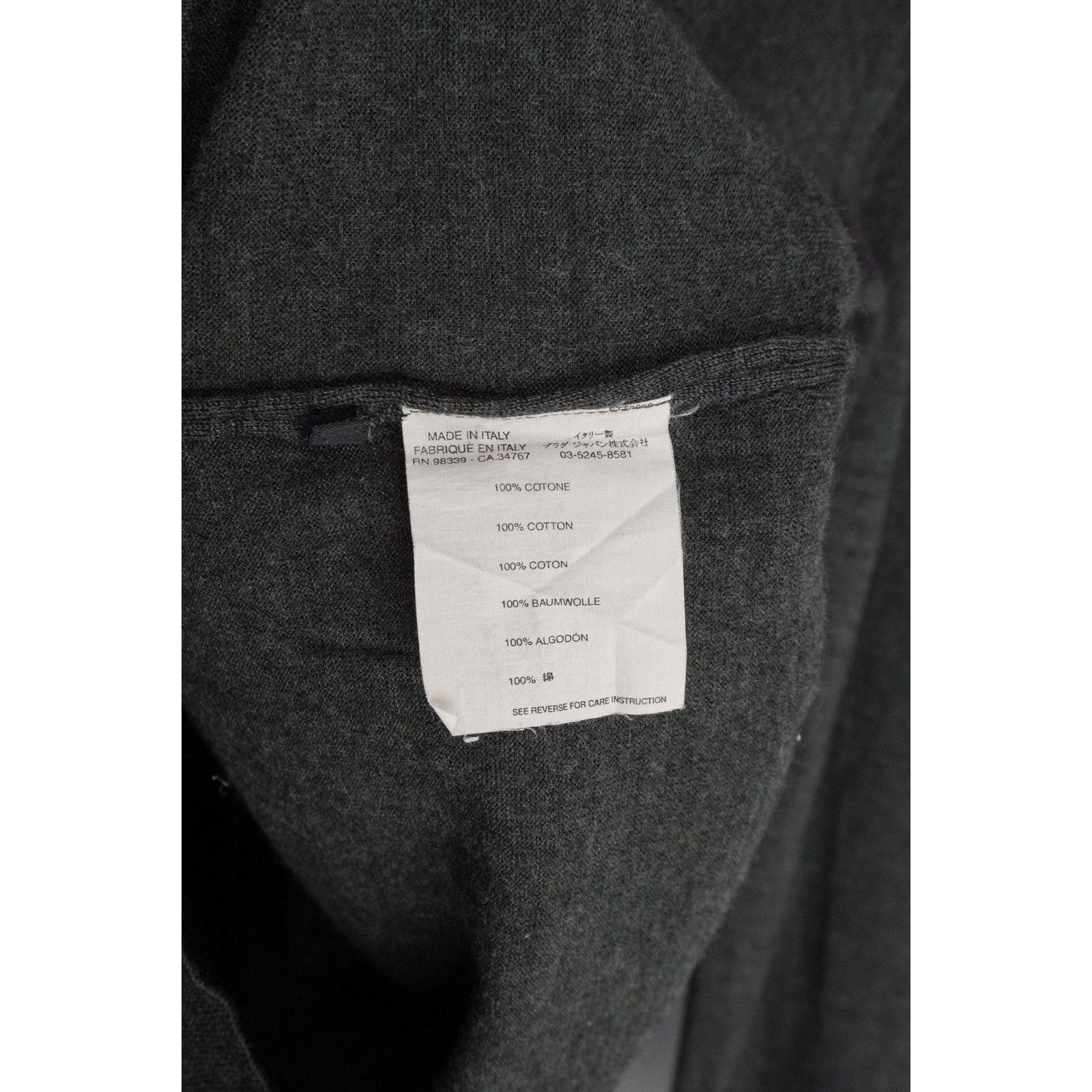 Prada Prada red tab logo grey knit turtleneck sweater Size US XL / EU 56 / 4 - 7 Thumbnail