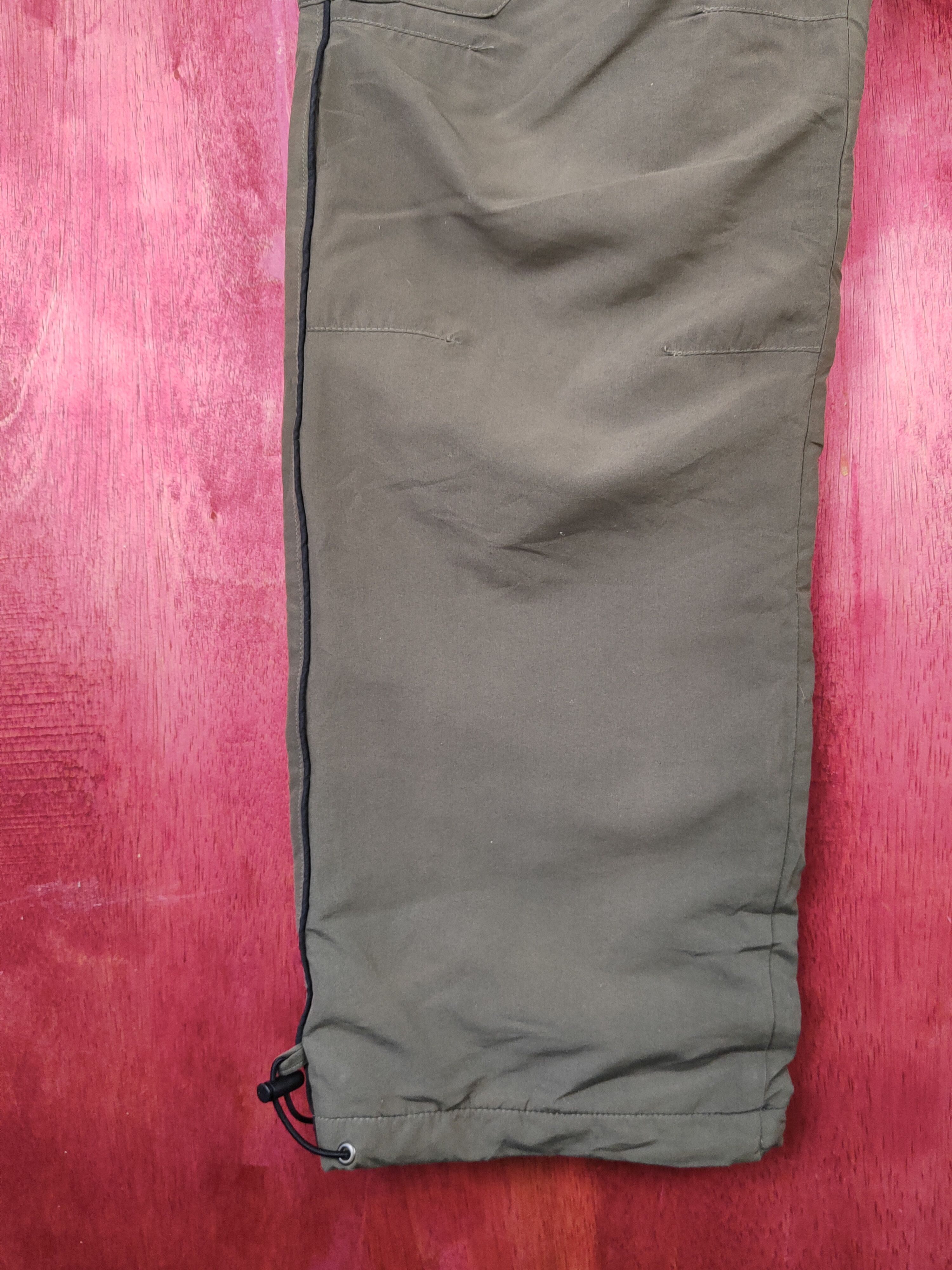 Japanese Brand Outdoor Olive Multipocket Sweatpants #S1351 Size US 28 / EU 44 - 4 Thumbnail
