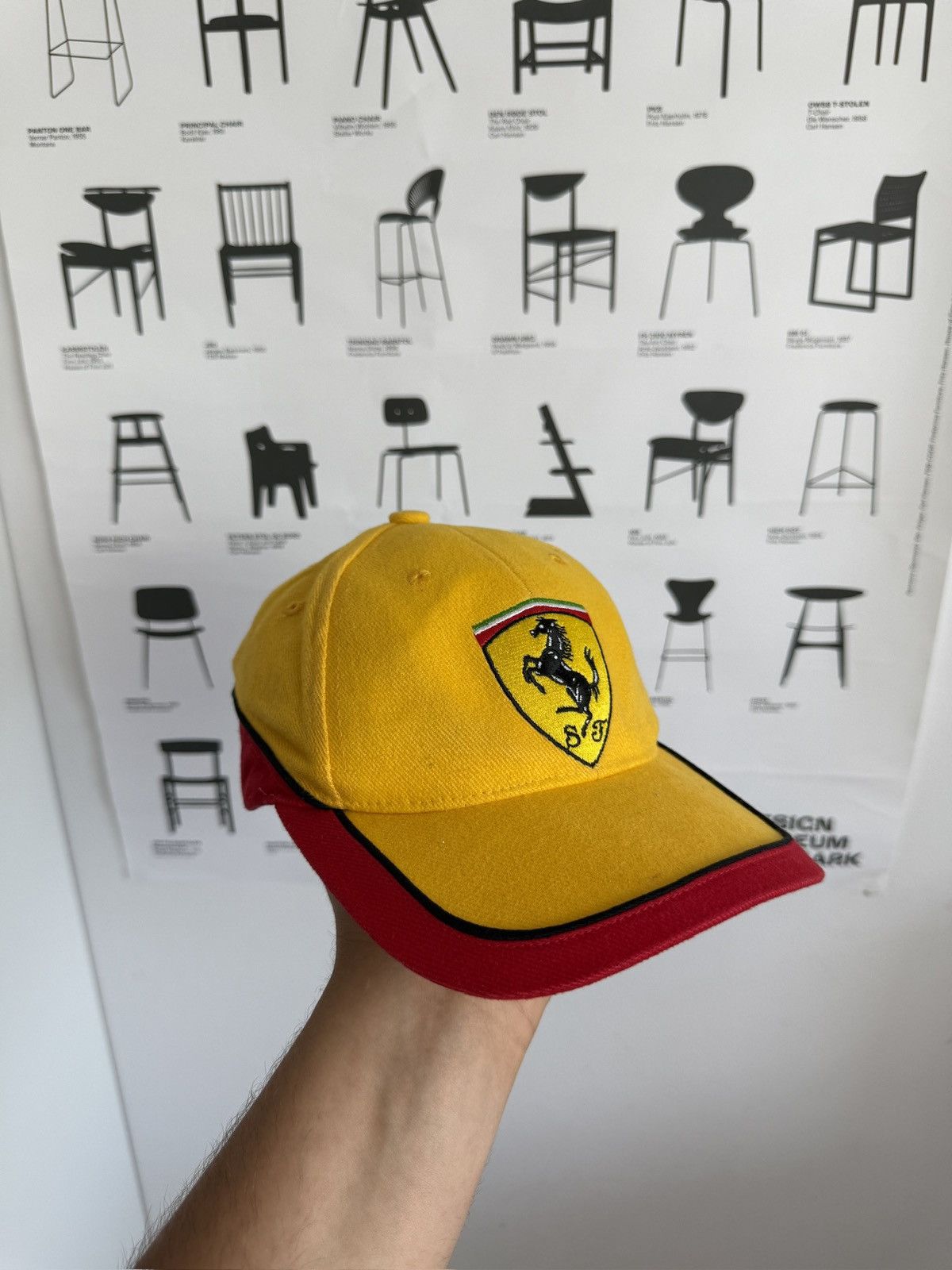 Ferrari Vintage 90s Ferrari racing big logo cap f1 nascar italy y2k Size ONE SIZE - 1 Thumbnail