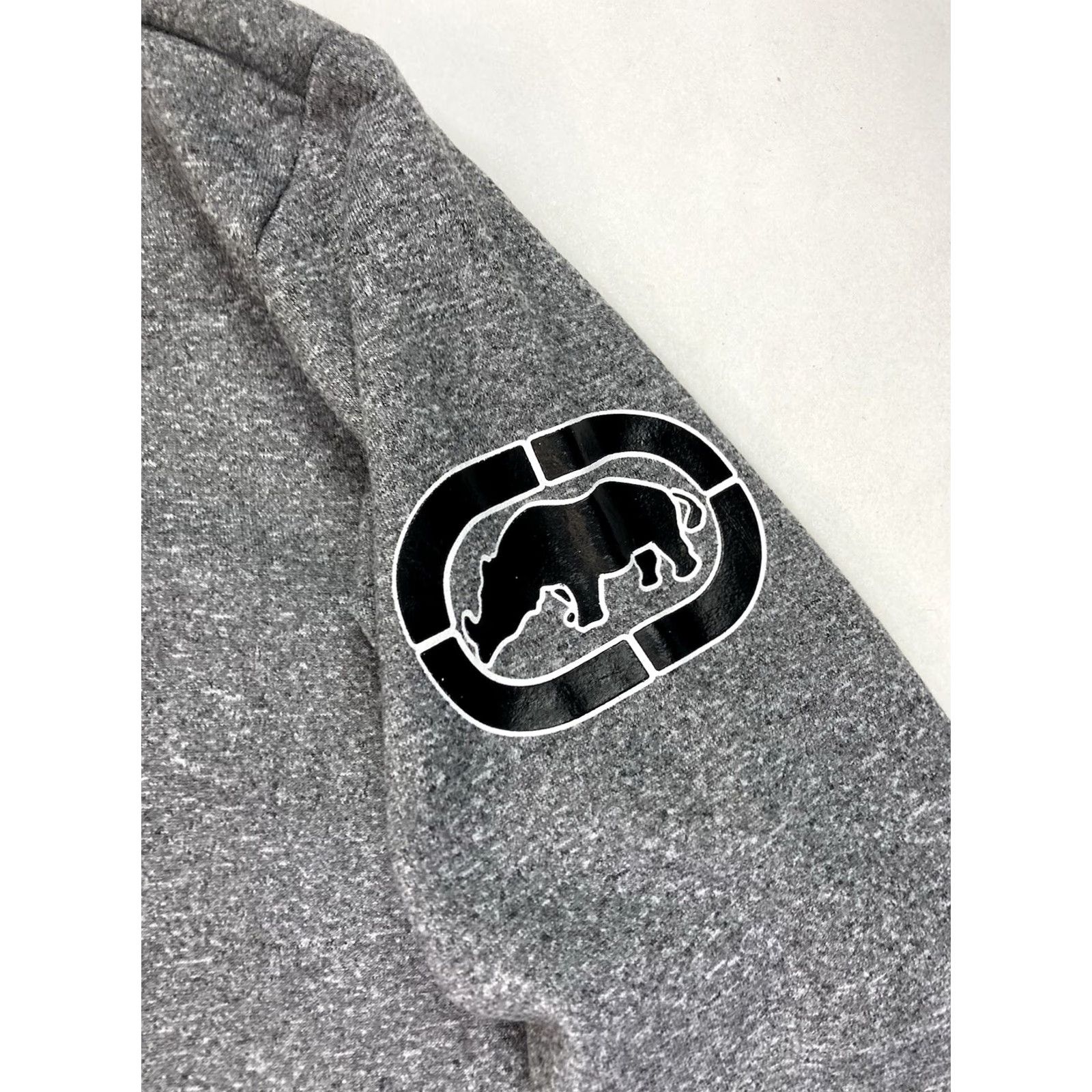 Ecko Unltd. VINTAGE Ecko Unltd Pullover Hoodie Men XL Gray Logo Embroidered Lightweight Size US XL / EU 56 / 4 - 2 Thumbnail