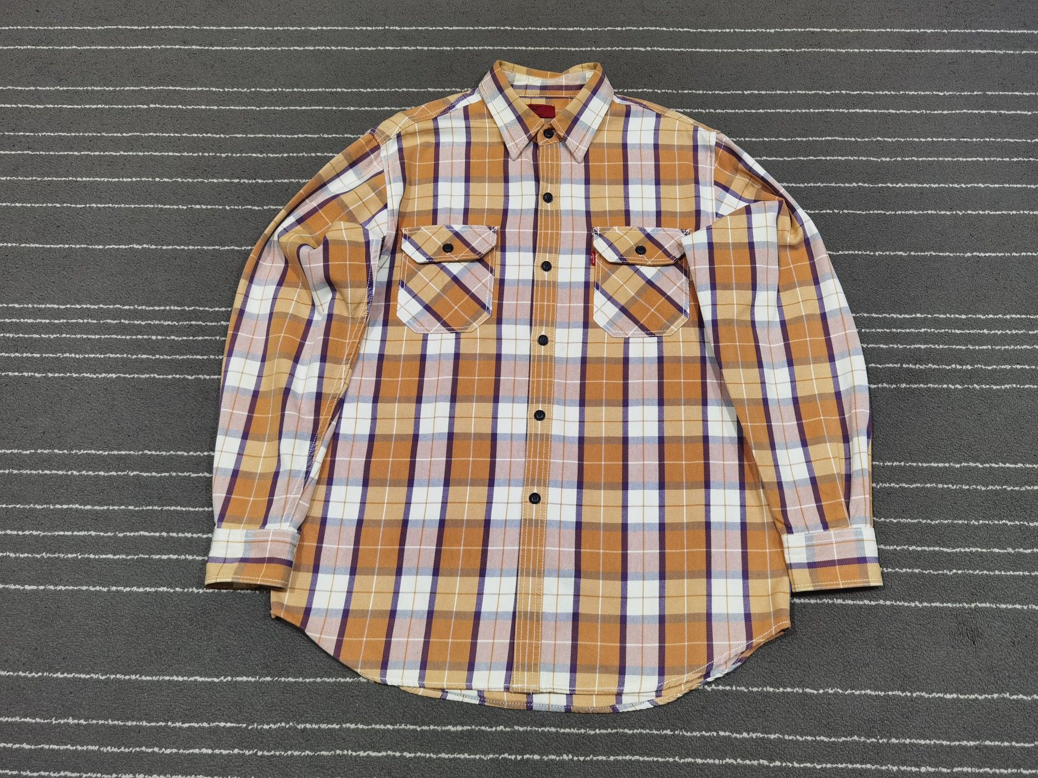 Levi's Levis red tab flannel button up M 3489 Size US M / EU 48-50 / 2 - 1 Thumbnail