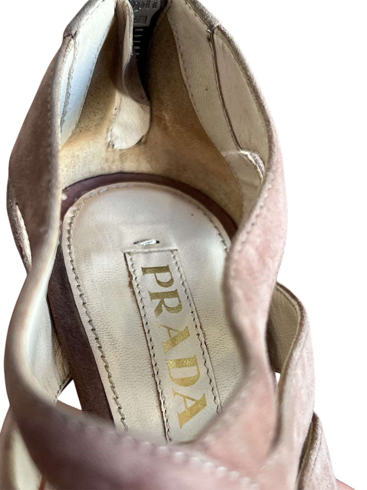 Prada Prada Heels Pink Suede in Leather Lining Size 38 Size US 8 / IT 38 - 5 Thumbnail