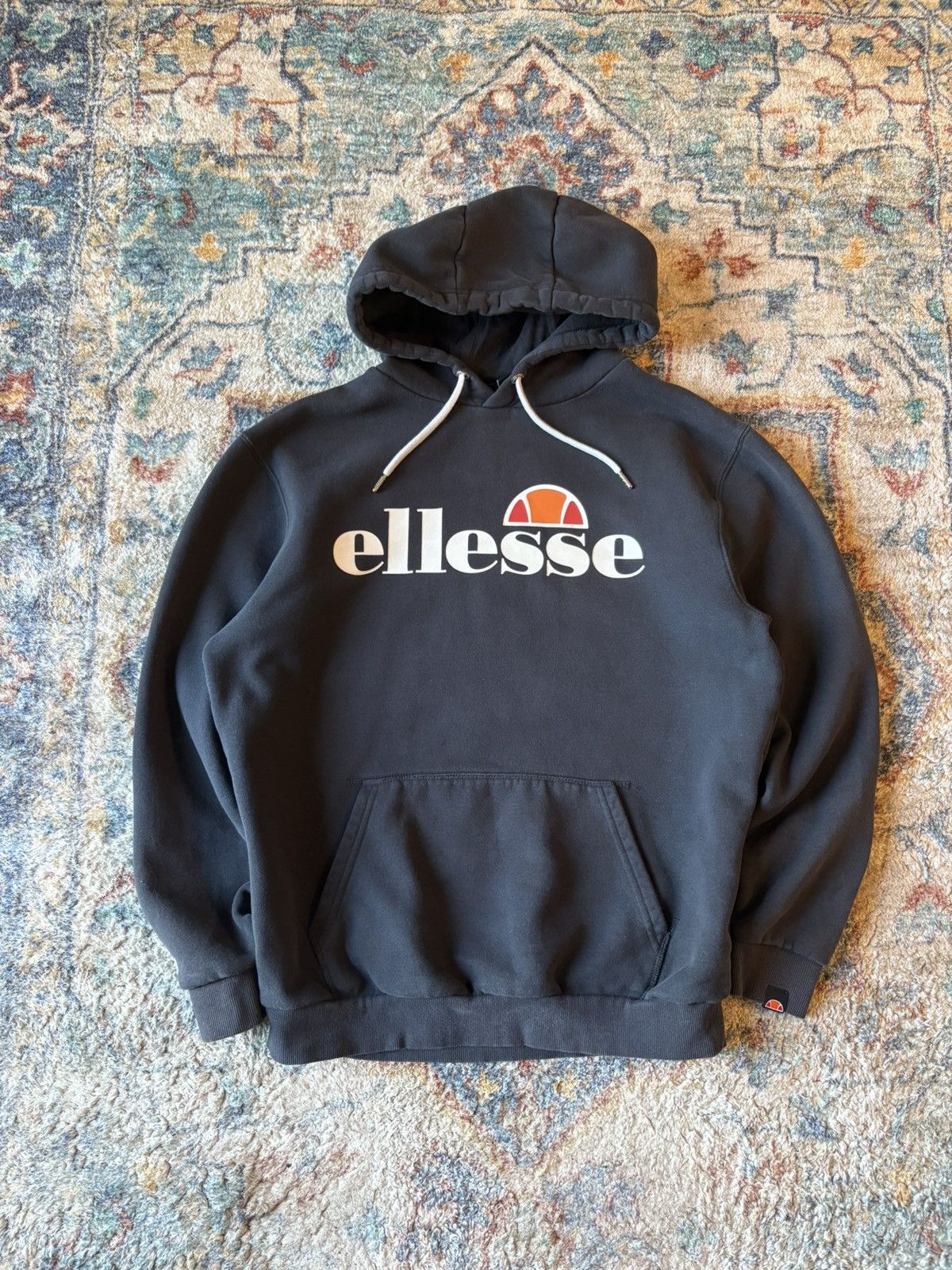 Ellesse Ellesse Spellout Pullover Hoodie Medium Size US M / EU 48-50 / 2 - 1 Thumbnail