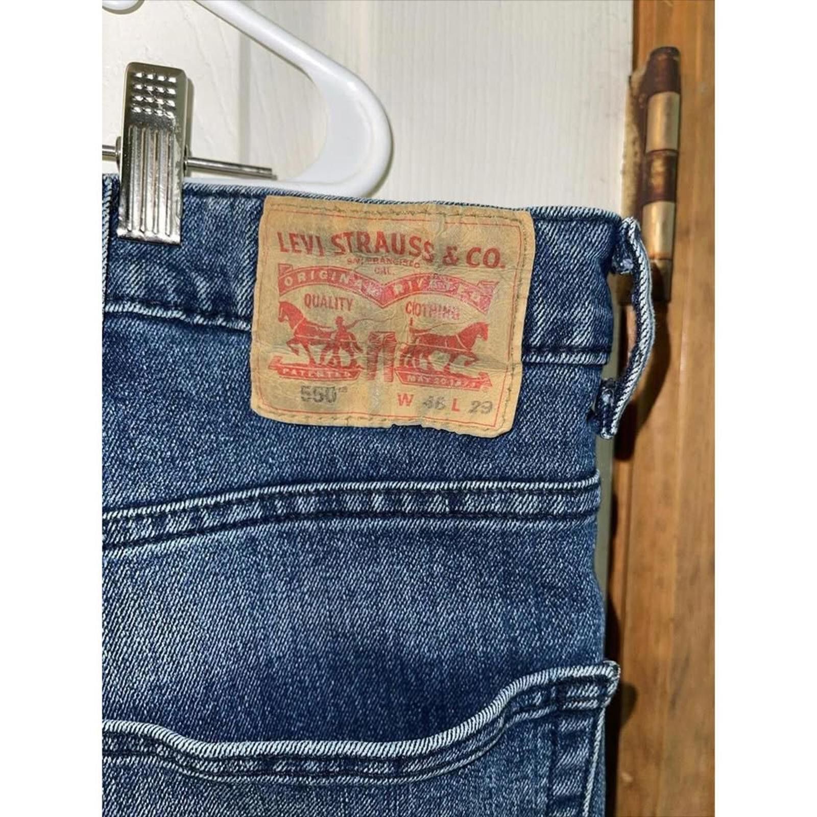 Other Levi's 550 Relaxed Fit Jeans - Men's Size 36L 29 Size US 44 / EU 60 - 3 Thumbnail