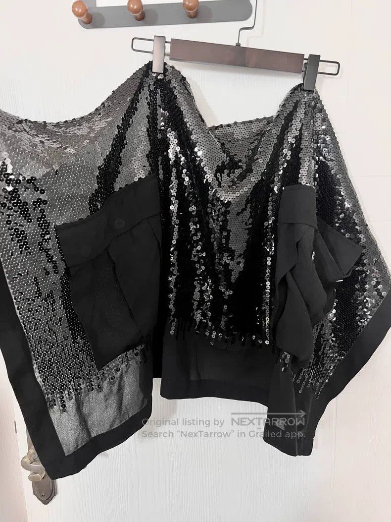 Comme des Garcons Comme Des Garcons Heavyweight sequin half skirt Size 22" - 5 Thumbnail