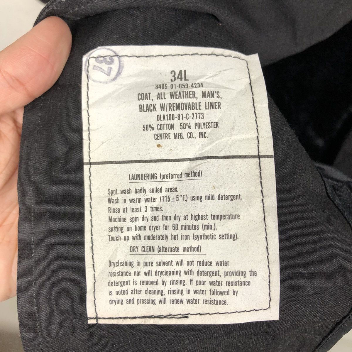 Buzz Rickson's 📌Vintage Long Jacket Military US Blanket Fur Lining Size US M / EU 48-50 / 2 - 20 Thumbnail