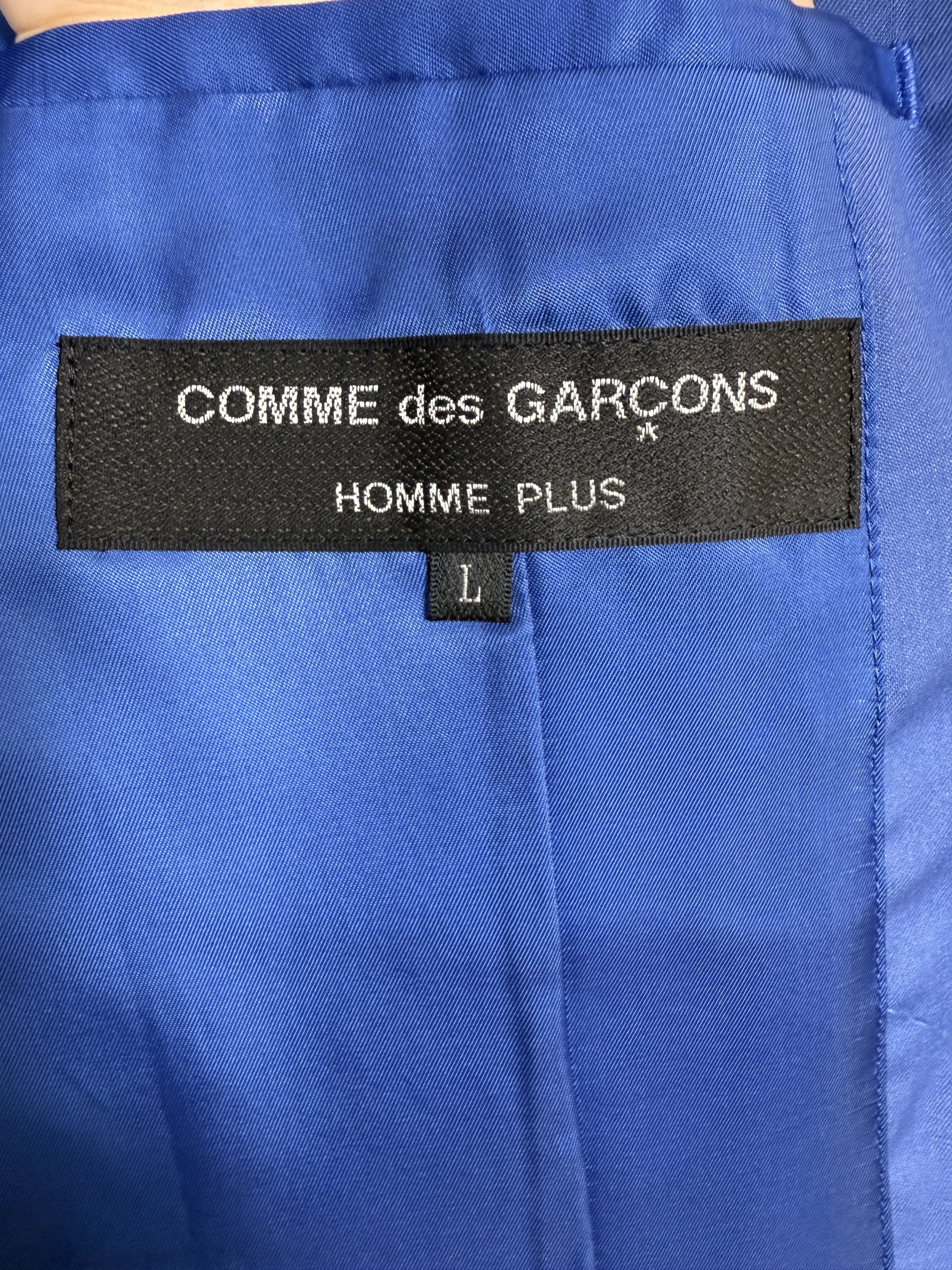 Comme des Garcons $2725 Comme des Garcoons Blue Slit Arm Blazer Size US L / EU 52-54 / 3 - 10 Thumbnail
