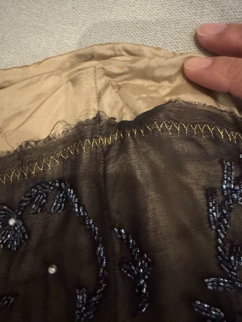 Dries Van Noten DRIES VAN NOTEN size:36 Brown out-of-print show style bead Size 35" - 8 Thumbnail