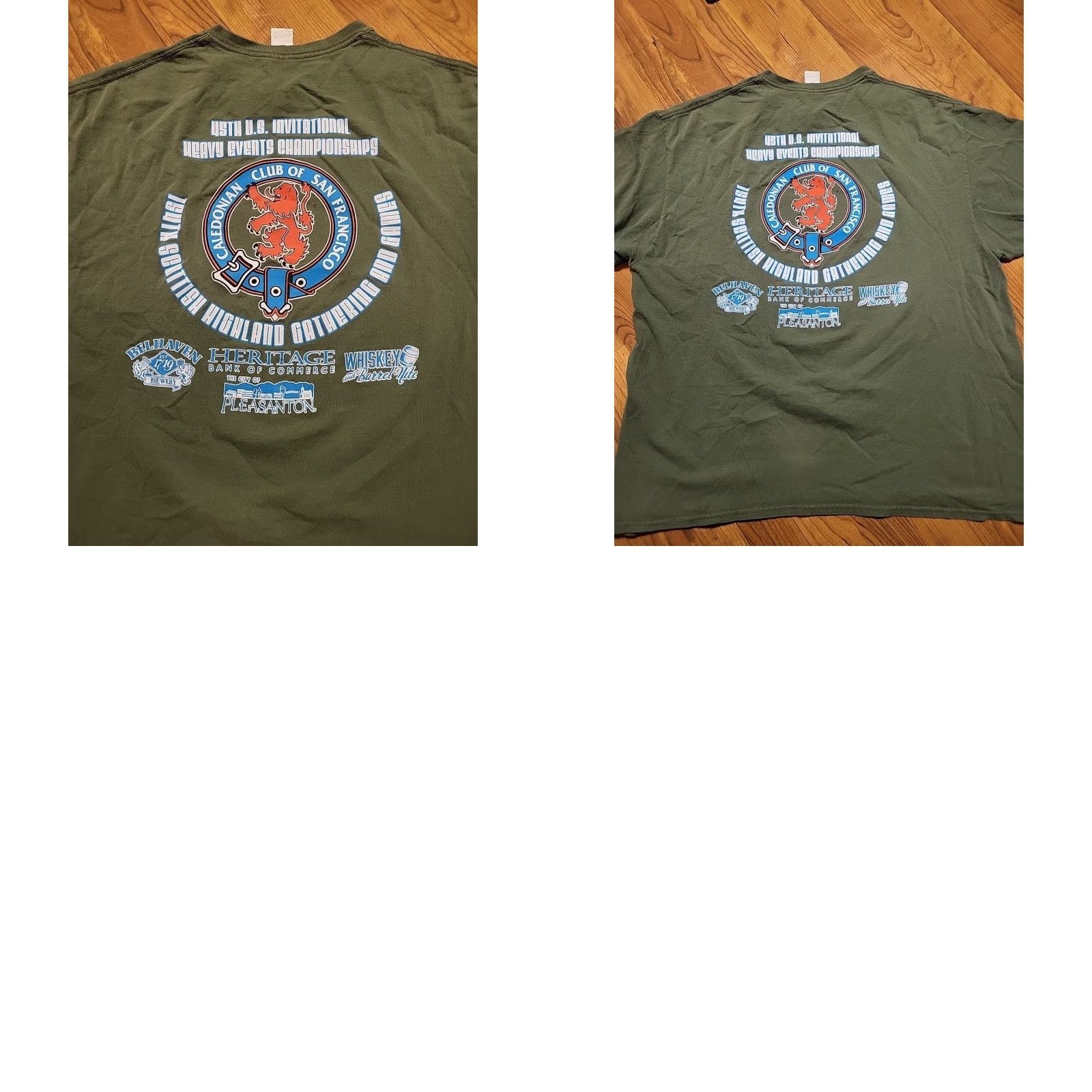 Gildan U.S. Heavy Events Tshirt Caledonion Club Championship 2019 XL SS Green Lifting - Gildan - Men - T-Shirt Size US XL / EU 56 / 4 - 8 Thumbnail