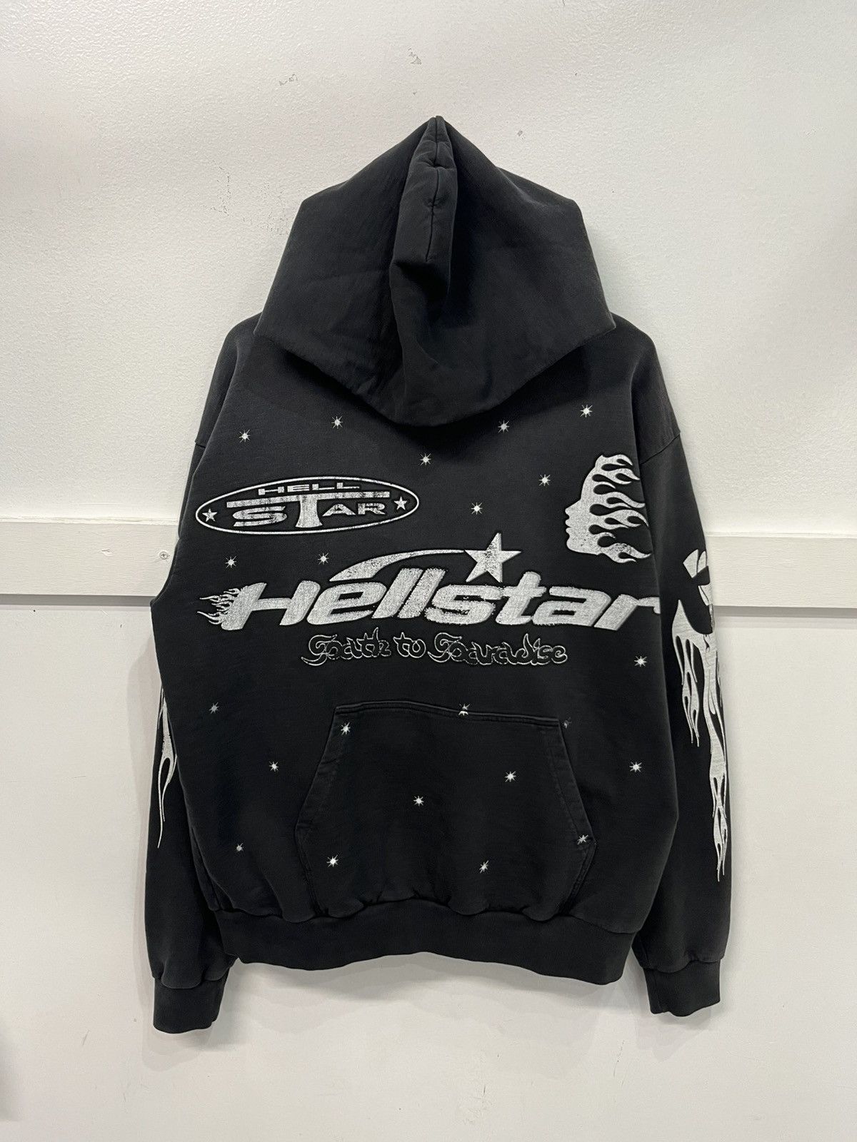 Hellstarパーカー ヘルスター フューチャーフレーム パーカー グレー - FW23 - JP