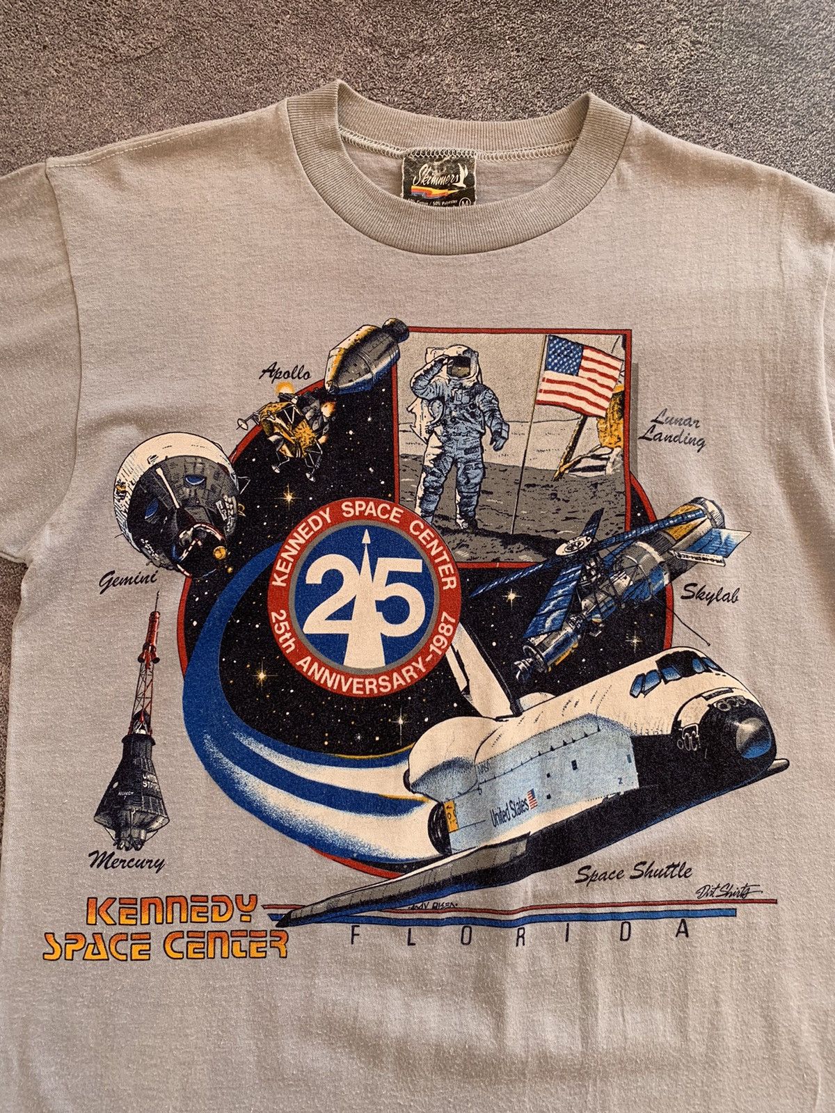 Dead Kennedys × Vintage Rare Kennedy Space Center Single Stitch 1987 T shirt Size US M / EU 48-50 / 2 - 2 Thumbnail