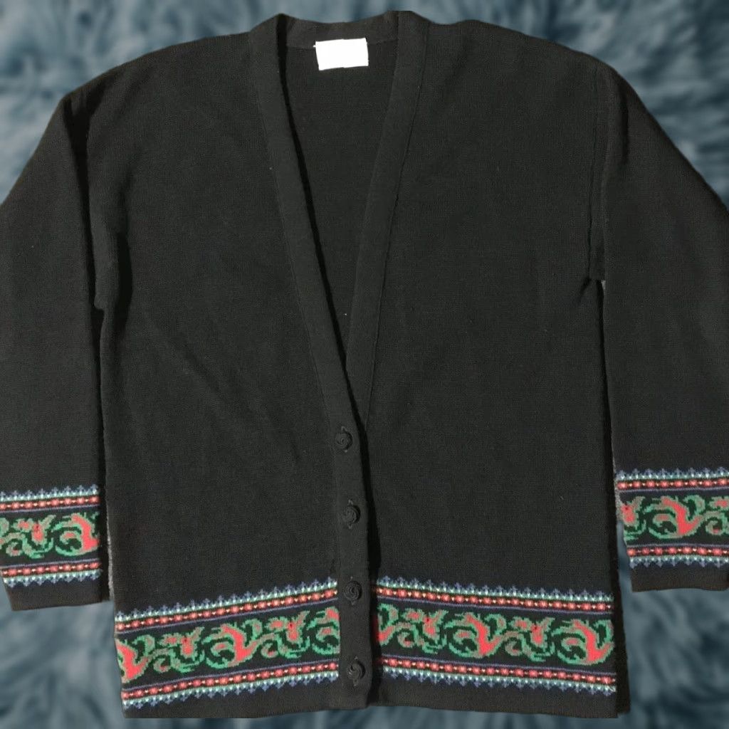 Pendleton Vtg Pendleton Cardigan Wool Sweater L USA Made Outdoors Sailing Nautical 70s 80s Size L / US 10 / IT 46 - 1 Thumbnail