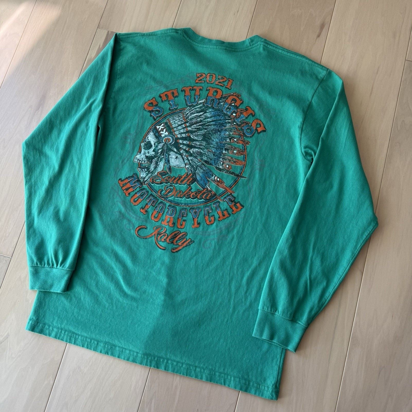 Supreme Sturgis Motorcycle Rally Shirt L Green Long Sleeve Supreme Size US L / EU 52-54 / 3 - 8 Thumbnail