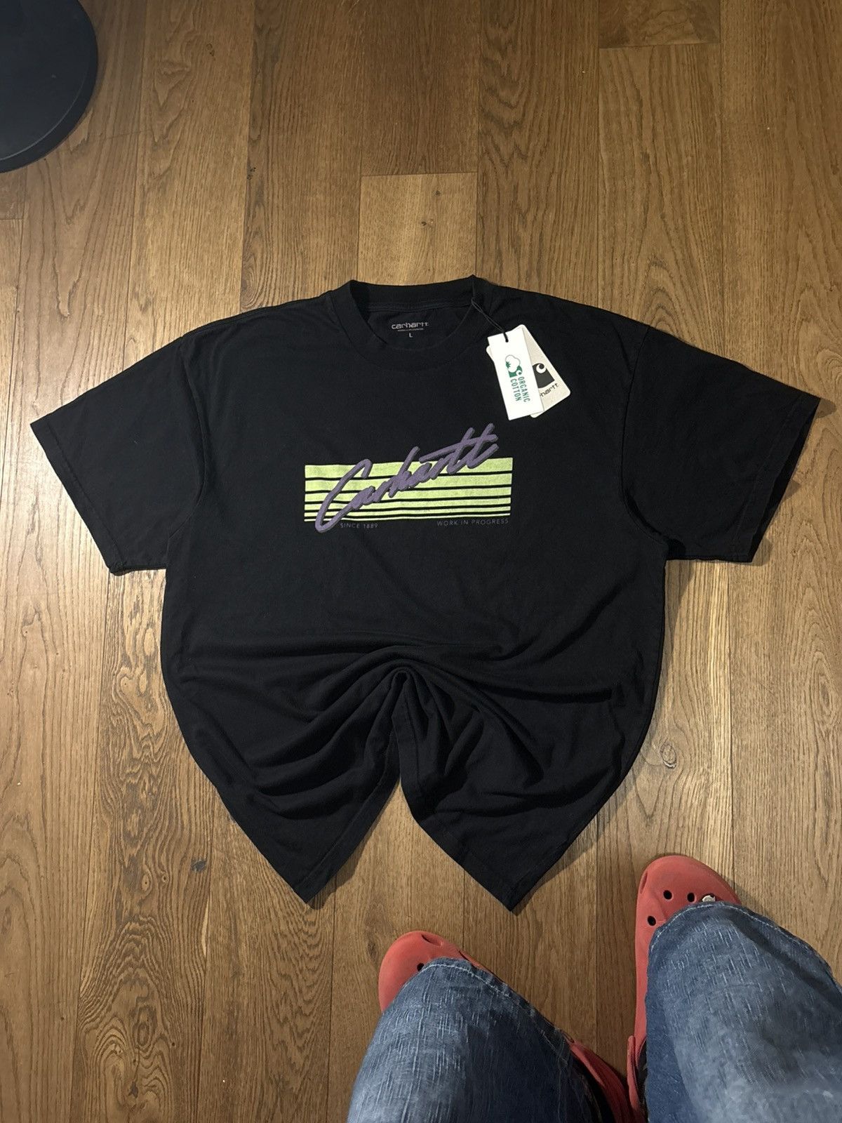 Carhartt Carhartt Streetwear Workwear Swag Print Tshirt Size US L / EU 52-54 / 3 - 6 Thumbnail