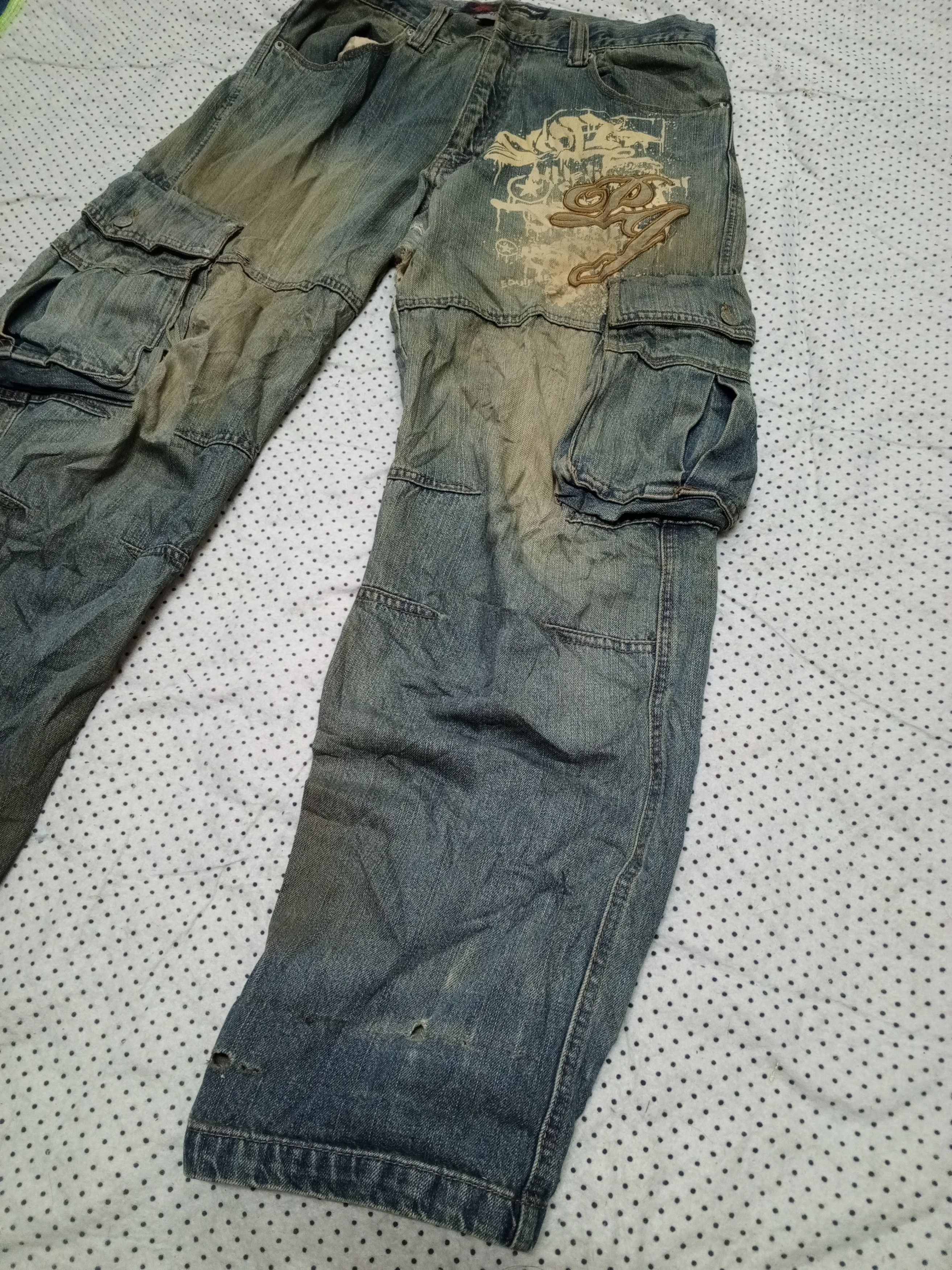 Other PJS SURF CARGO DENIM JEANS VANTAGE RARE Size US 34 / EU 50 - 3 Thumbnail