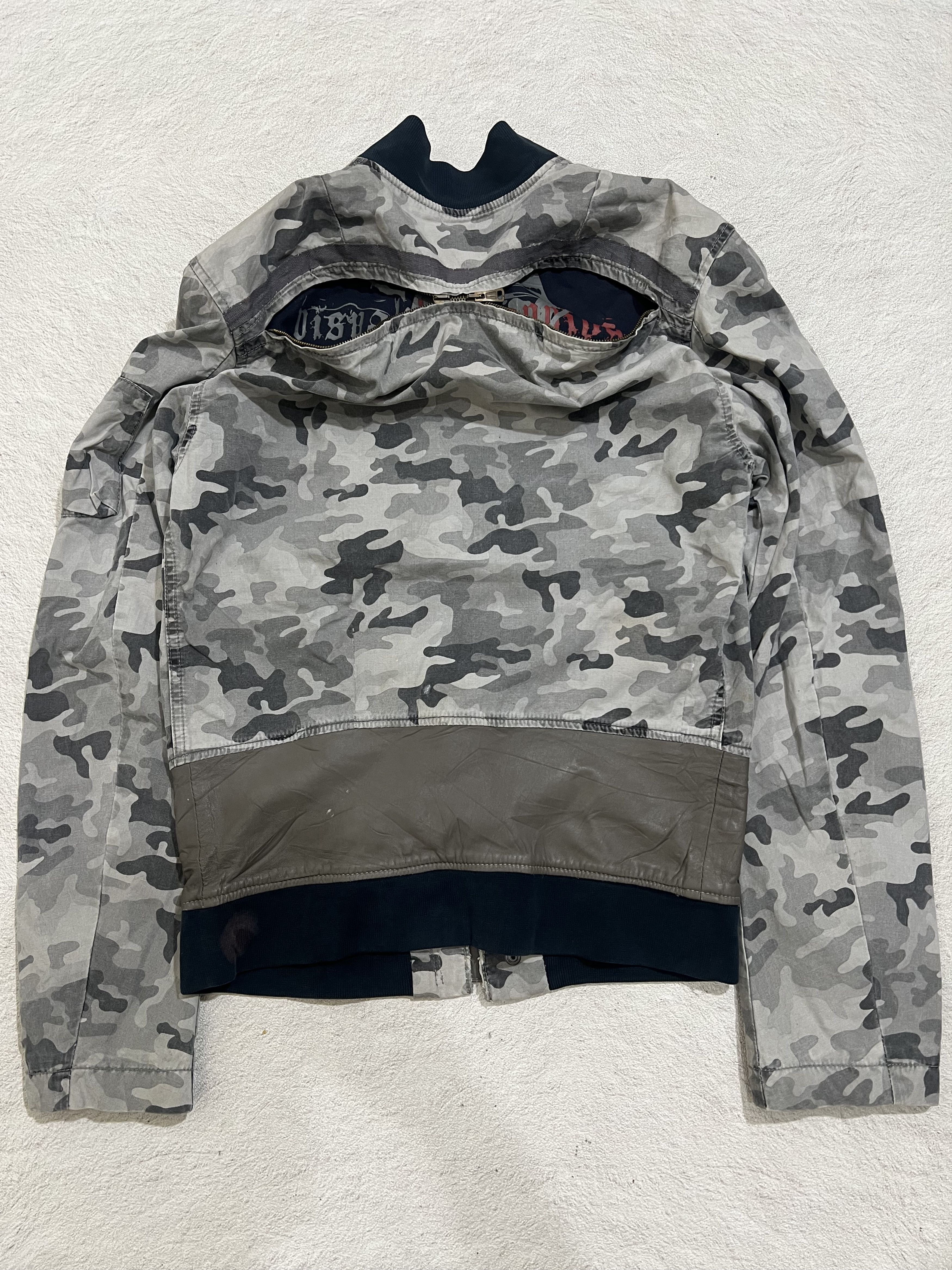 Japanese Brand 2000s Hysteric Camo Vkei Biker Leather Work y2k Lgb Ifsix Size US S / EU 44-46 / 1 - 2 Thumbnail