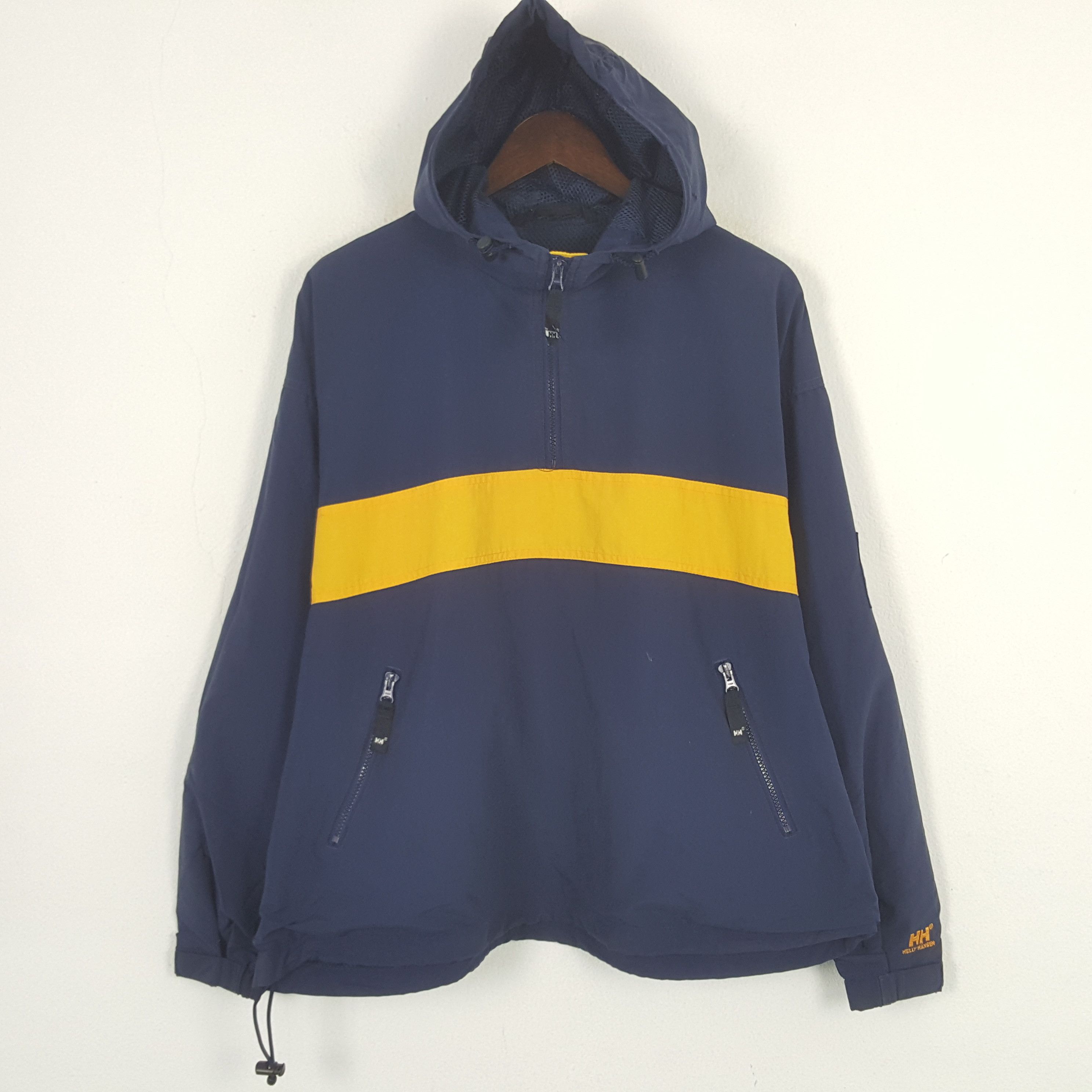 Helly Hansen × Vintage Vintage Helly Hansen Windbreaker Zipper Jacket Size US L / EU 52-54 / 3 - 1 Thumbnail