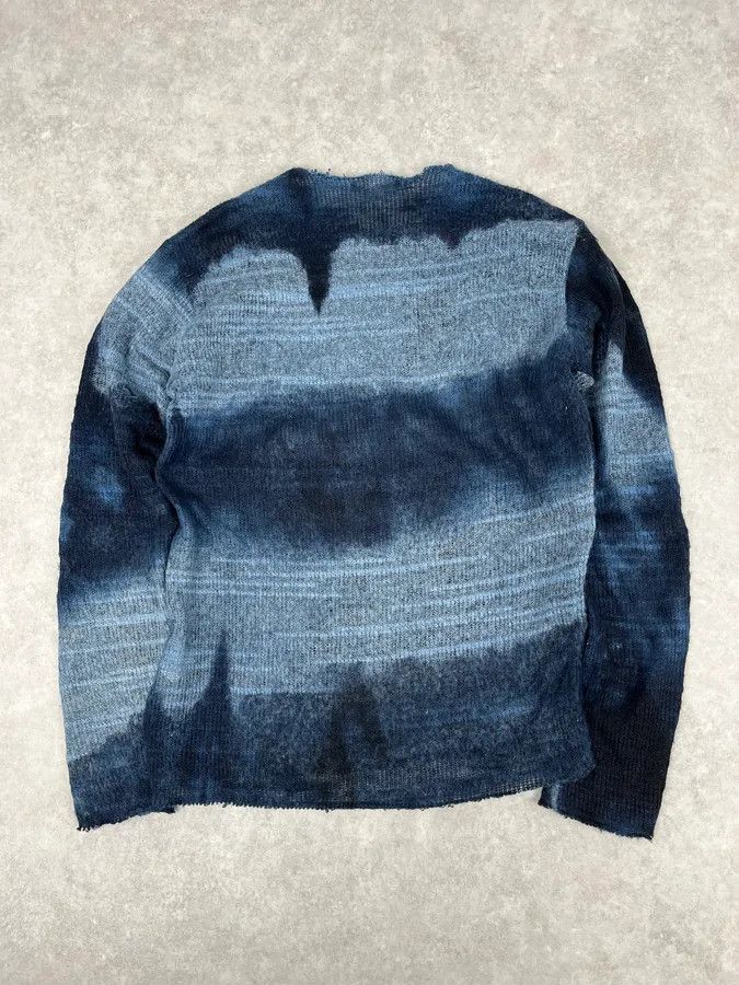 Daniele Alessandrini 2000s Daniele Alessandrini Dark Blue Shadow Sweater Size US XS / EU 42 / 0 - 2 Thumbnail