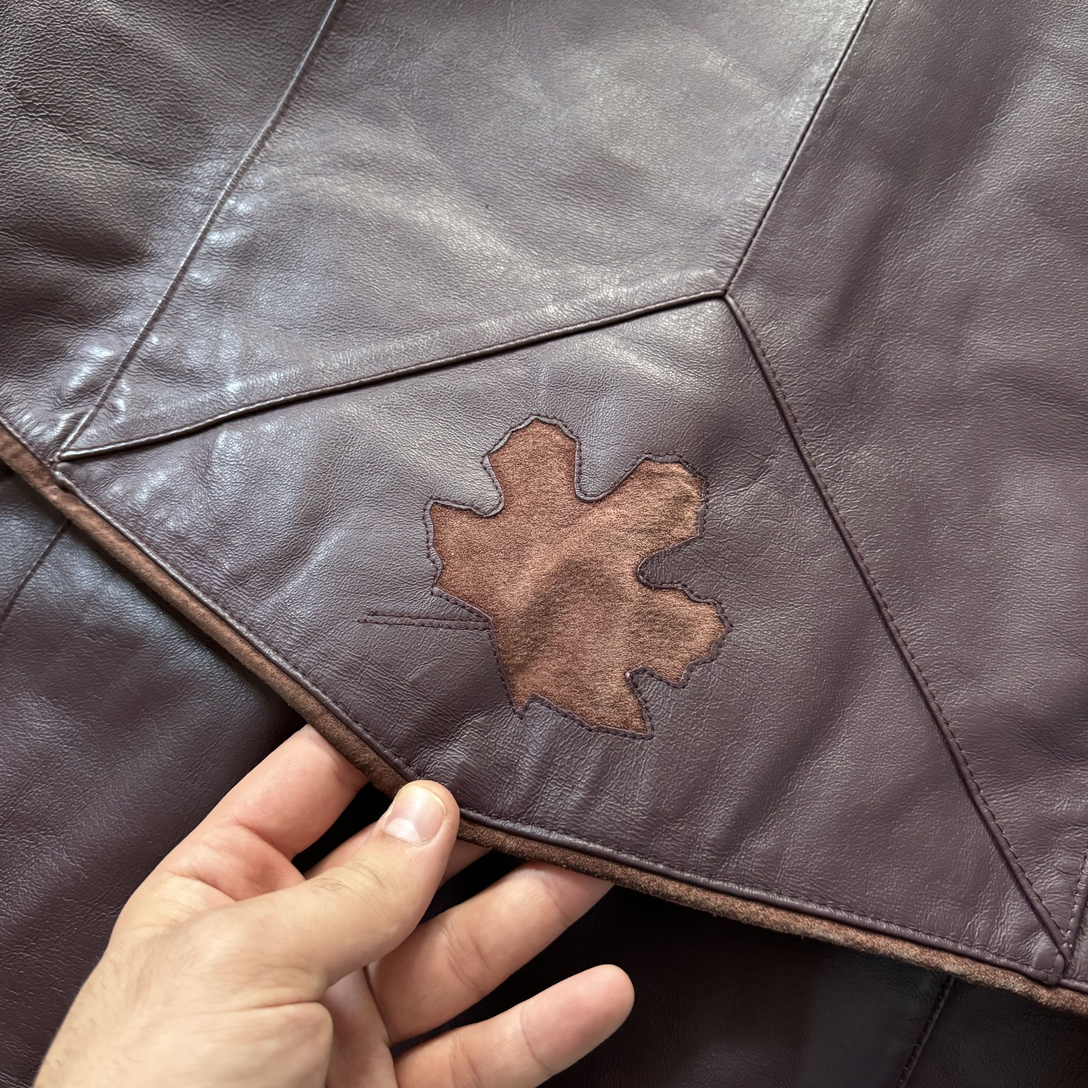 Vera Pelle × Vintage VINTAGE LEATHER VERA PELLE ZIP JACKET RETRO COAT FUR Size US L / EU 52-54 / 3 - 8 Thumbnail