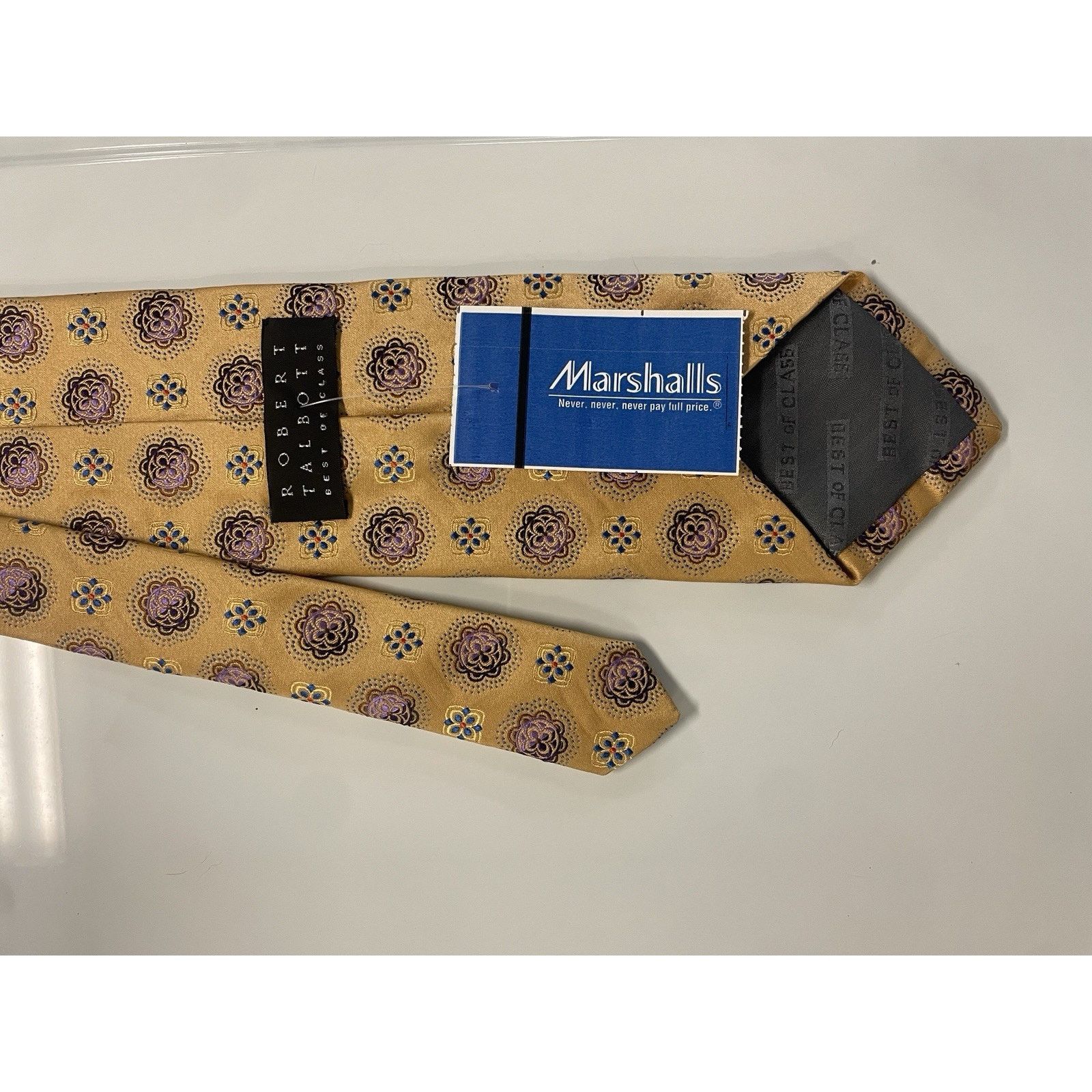 Robert Talbott Robert Talbott Best of Class Men's Tie 100% Silk Size ONE SIZE - 5 Thumbnail