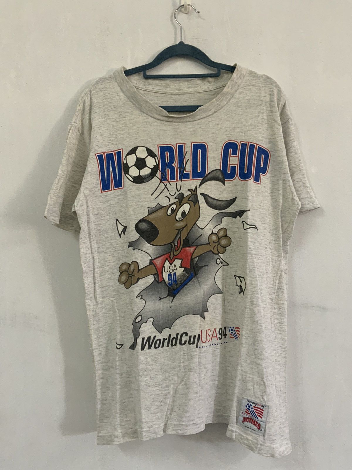 Nutmeg Vintage World Cup USA 94 Nutmeg Mills Tee Size US M / EU 48-50 / 2 - 1 Thumbnail