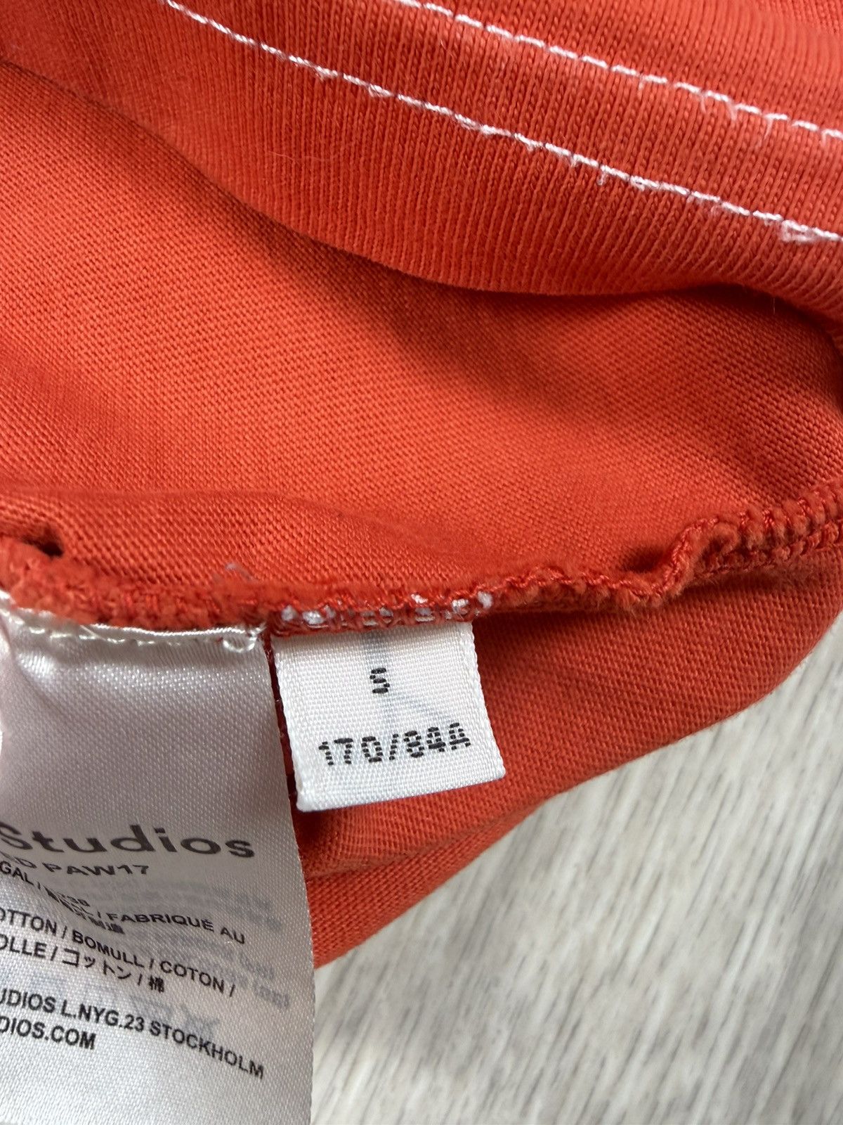 Acne Studios Acne Studios Gojina Dyed Neck Logo T-shirts Size S Size US S / EU 44-46 / 1 - 8 Thumbnail