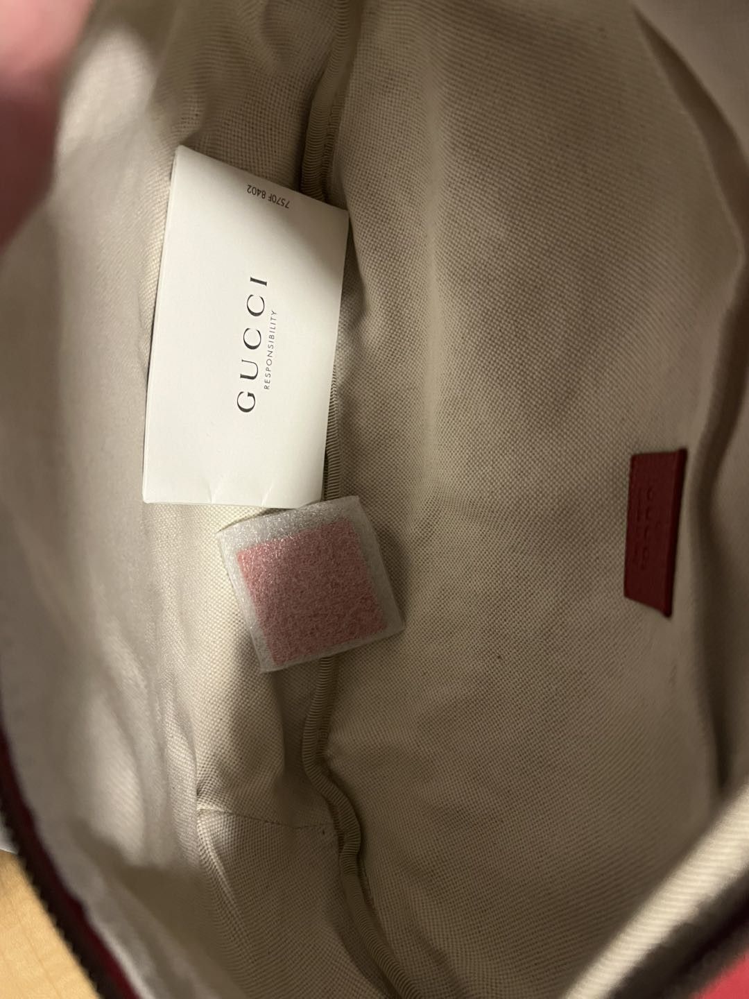 Gucci Gucci Logo Belt Bag Hibiscus Red Size ONE SIZE - 2 Thumbnail