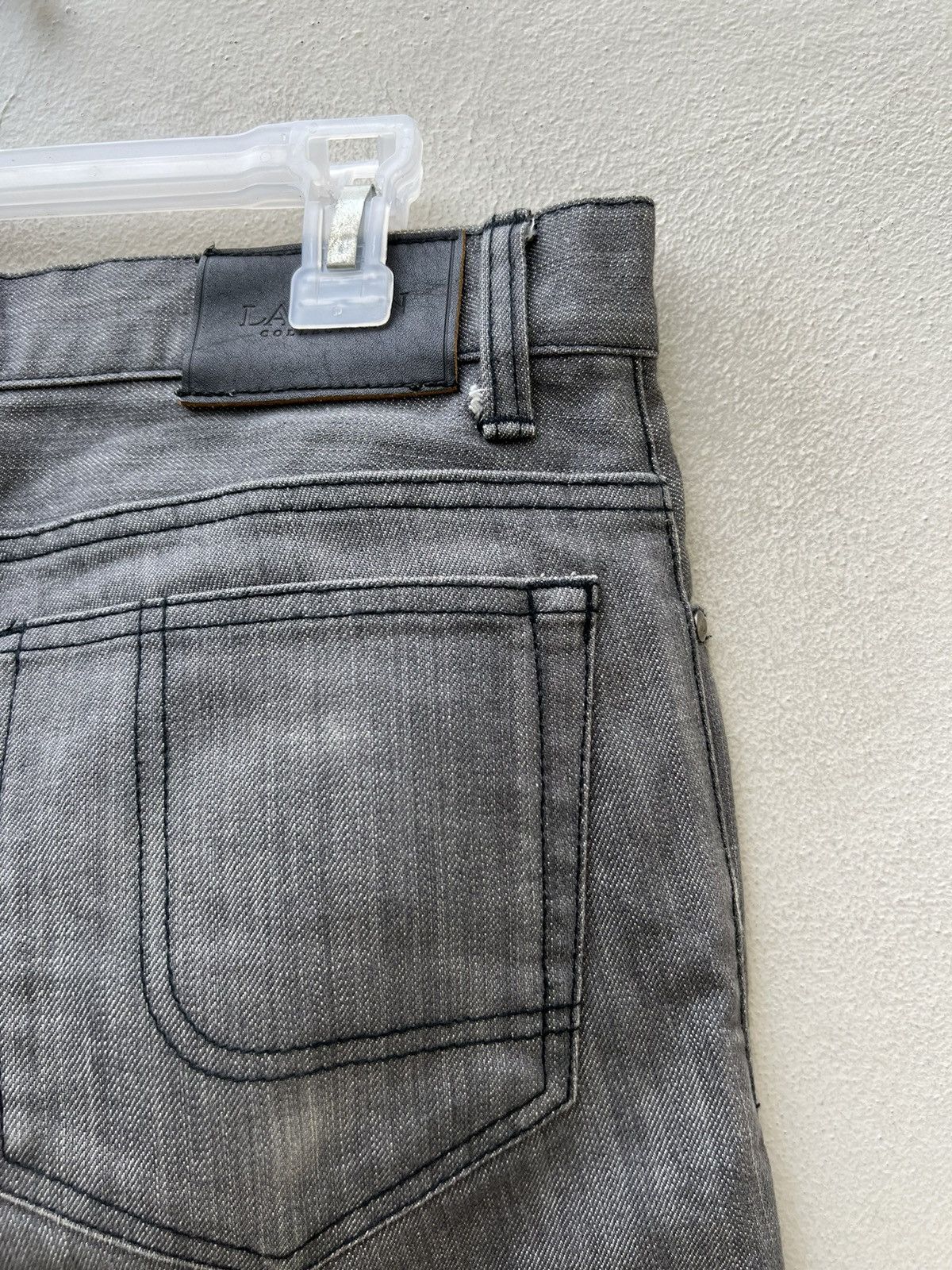 Lanvin Vintage Lanvin Collection Stretch Grey Denim Jeans Size US 31 - 14 Thumbnail